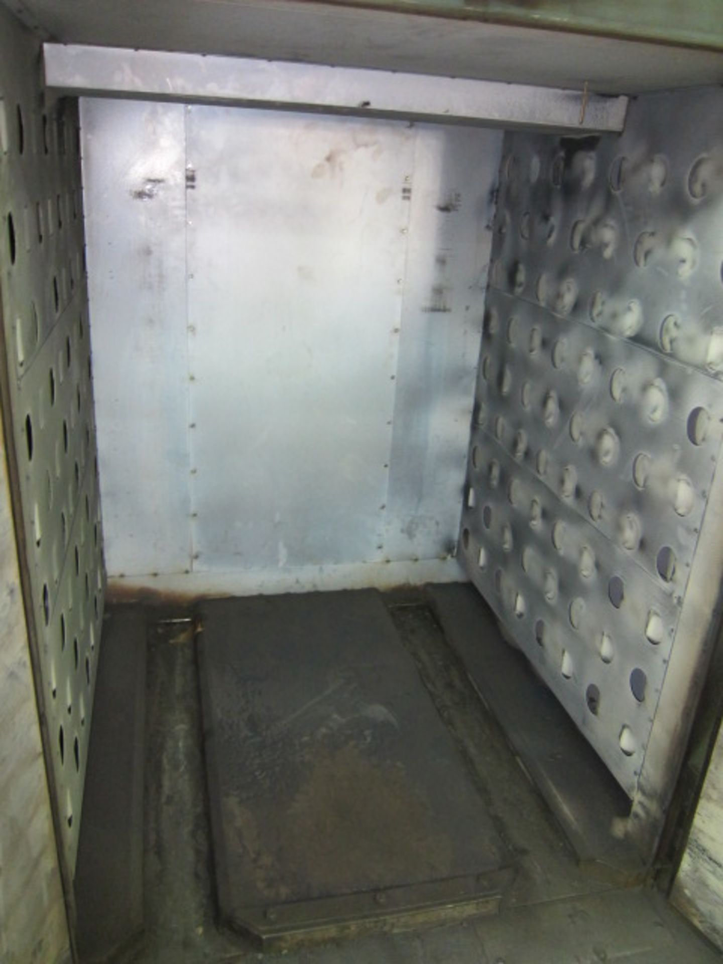 CABINET BAKE OVEN, GRIEVE MDL. TBH-500, 350 deg. F. max. temp., 2-door design, gas fired, S/N - Image 6 of 6