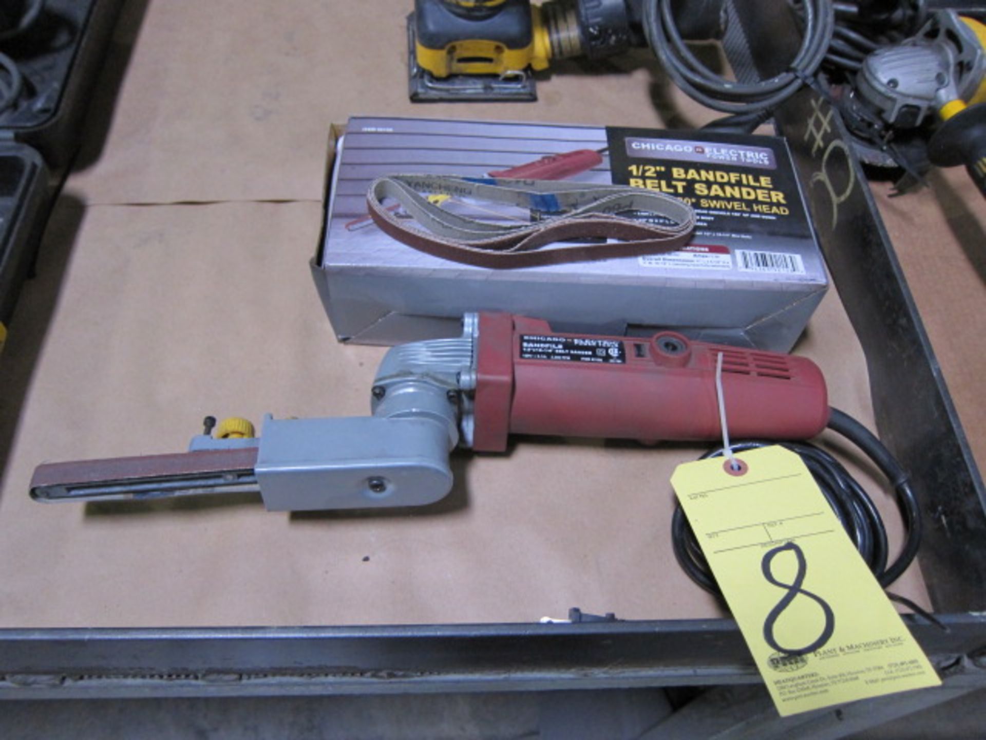 BELT SANDER, CHICAGO, 1/2" x 18-1/4"