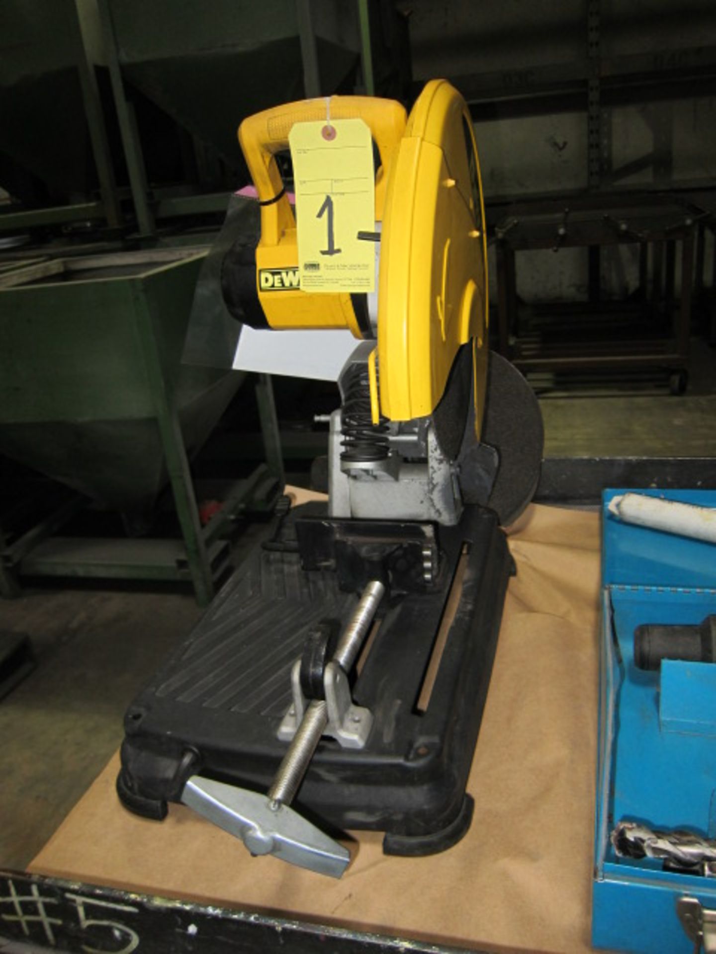 ABRASIVE CUT-OFF SAW, DEWALT 14" MDL. DW871, S/N 243156