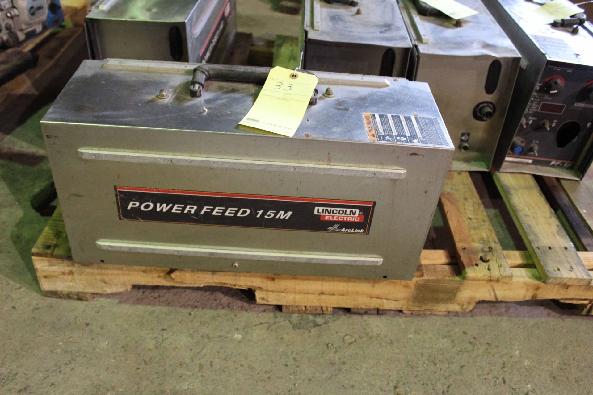 WIRE FEEDER, LINCOLN MDL. POWERFEED 15M, new 2004, 500 amps, 40 v. - Image 2 of 3