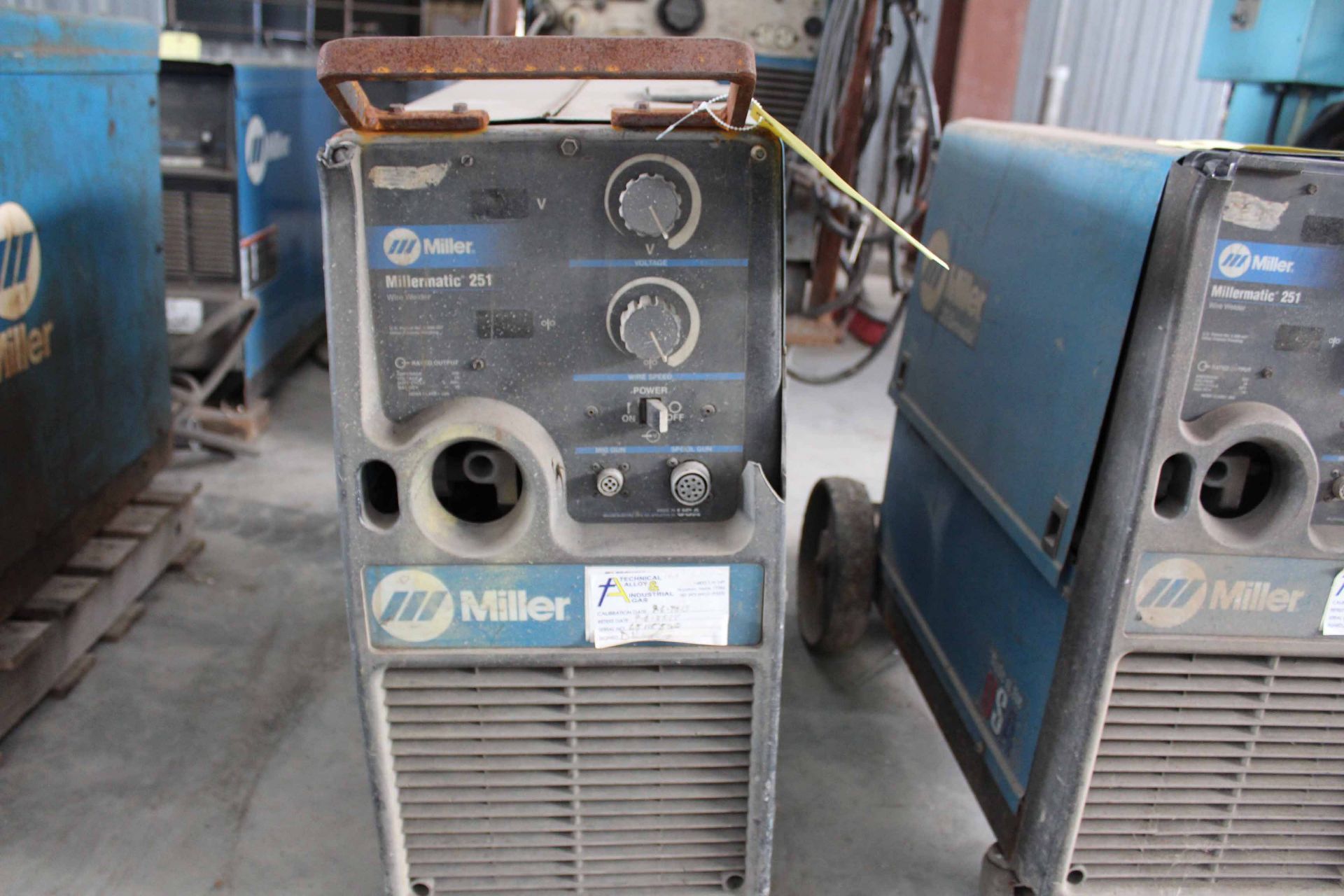 WELDING MACHINE, MILLER MDL. MILLERMATIC 251, S/N LE115560