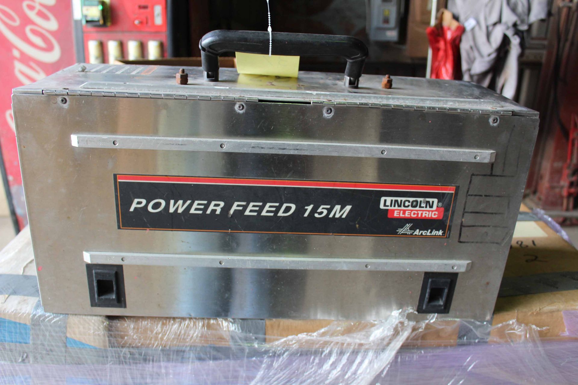 WIRE FEEDER, LINCOLN MDL. POWERFEED 15M, new 2004, 500 amps, 40 v.(out of service) - Image 4 of 4