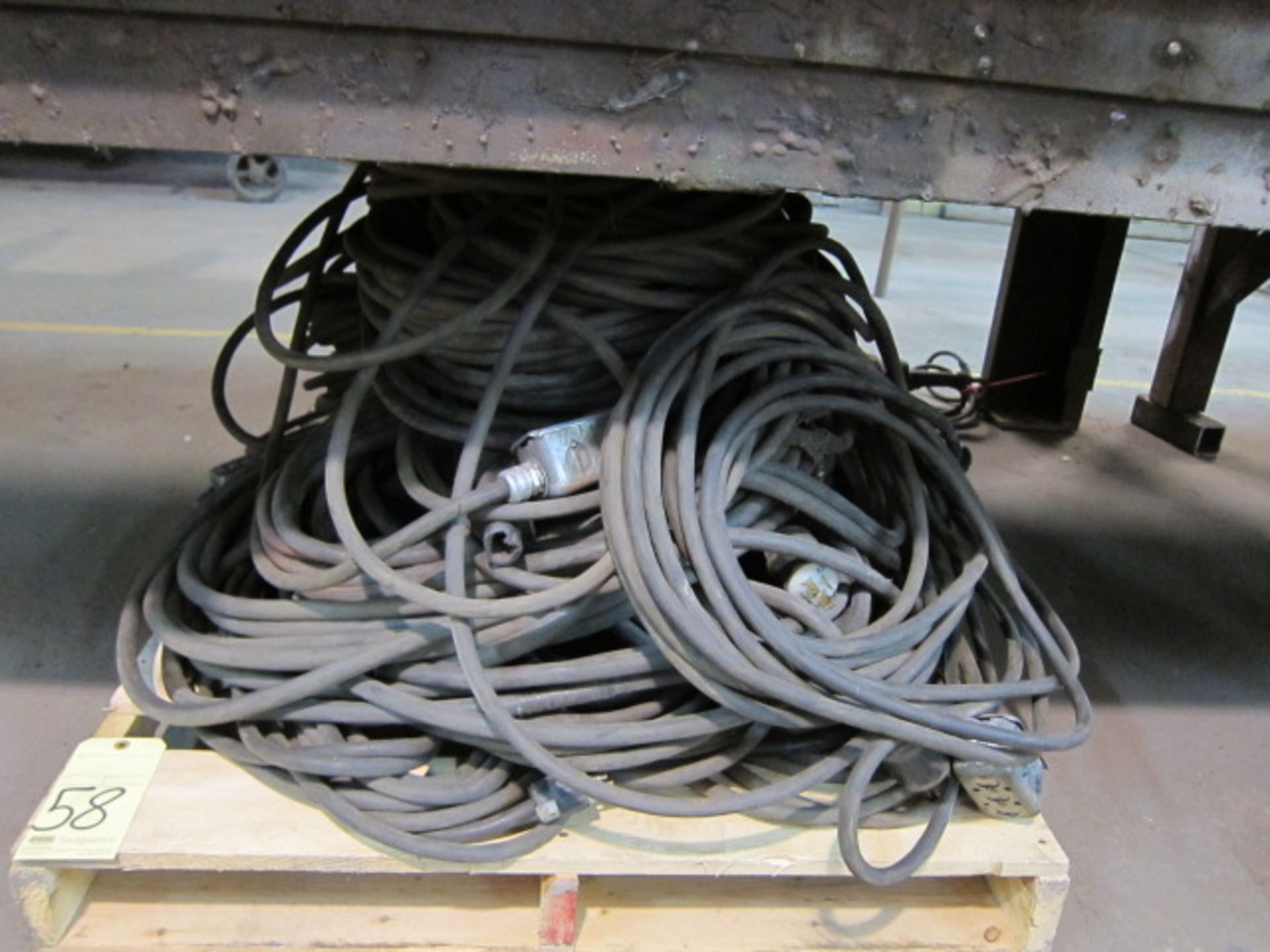 LOT OF EXTENSION CORDS, assorted (on one skid)