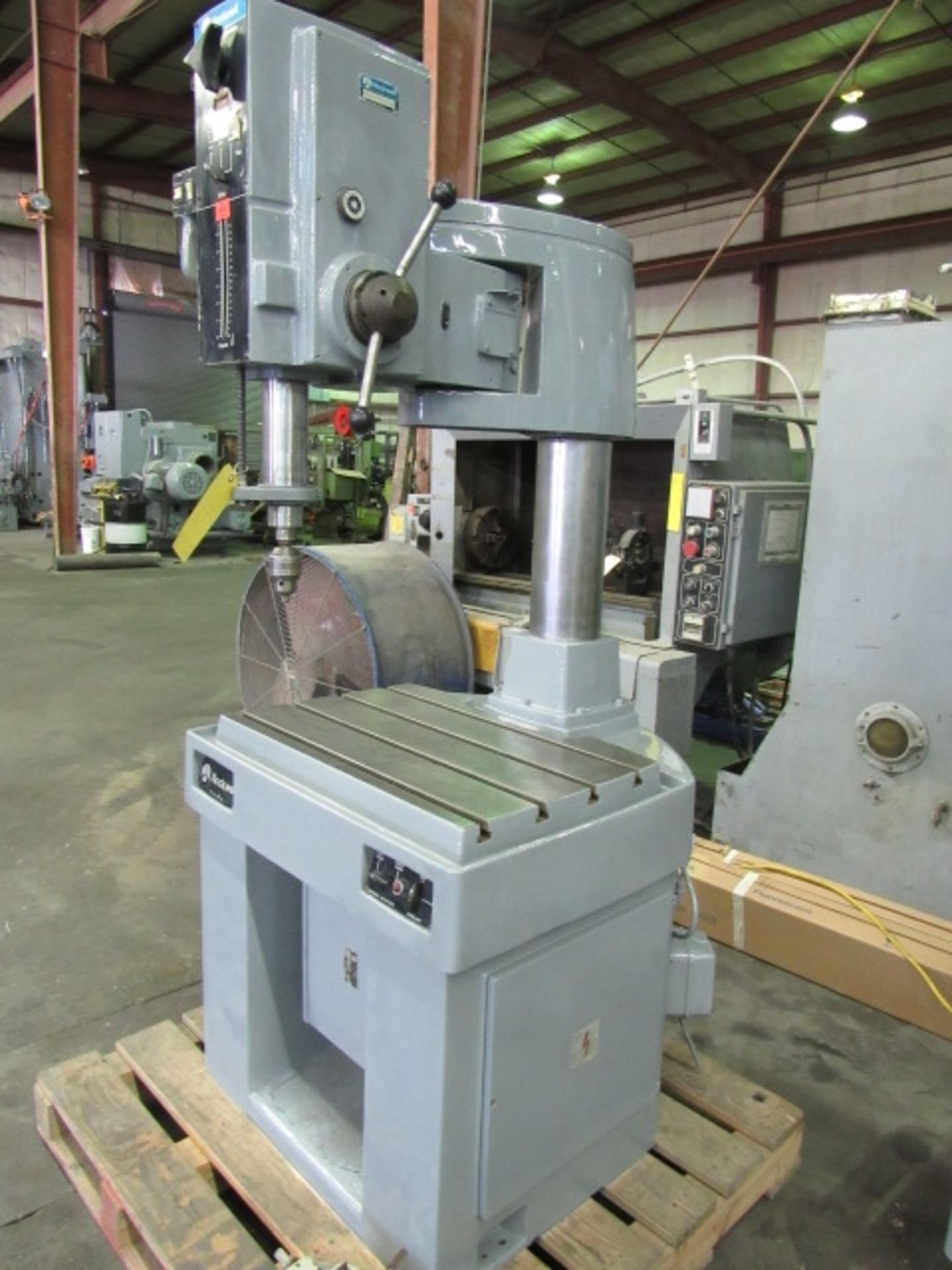 TABLE TYPE JACK KNIFE DRILL, ROCKWELL MDL. EFI-3T, 30” x 20” table, 3 MT spdl. taper, (12) spdl. - Image 2 of 5