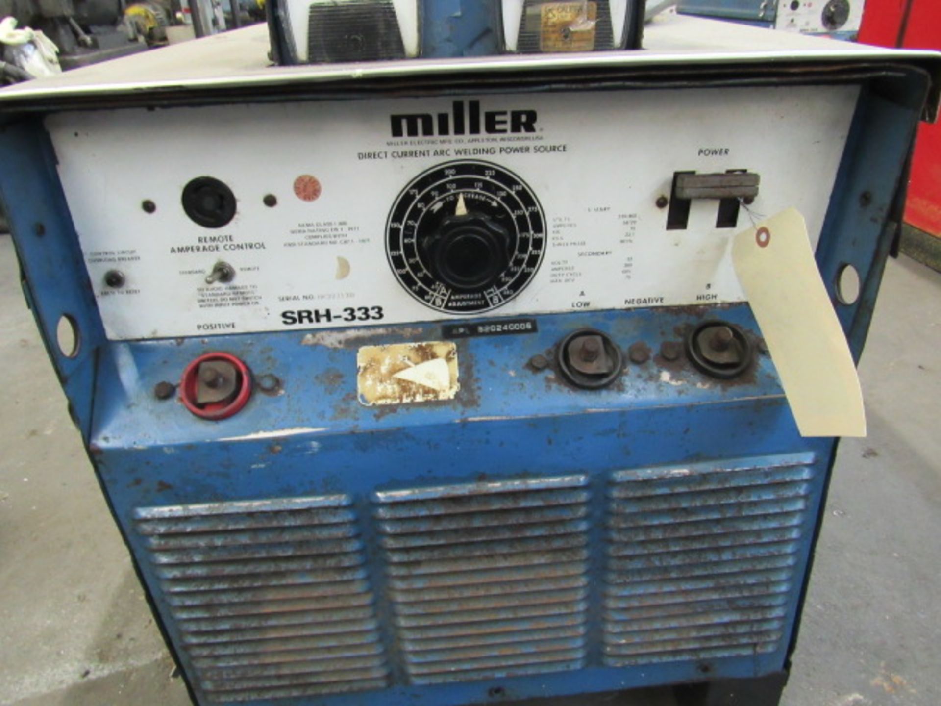 WELDING MACHINE, MILLER MDL. SRH-333 DC, S/N HK323130 - Image 2 of 2