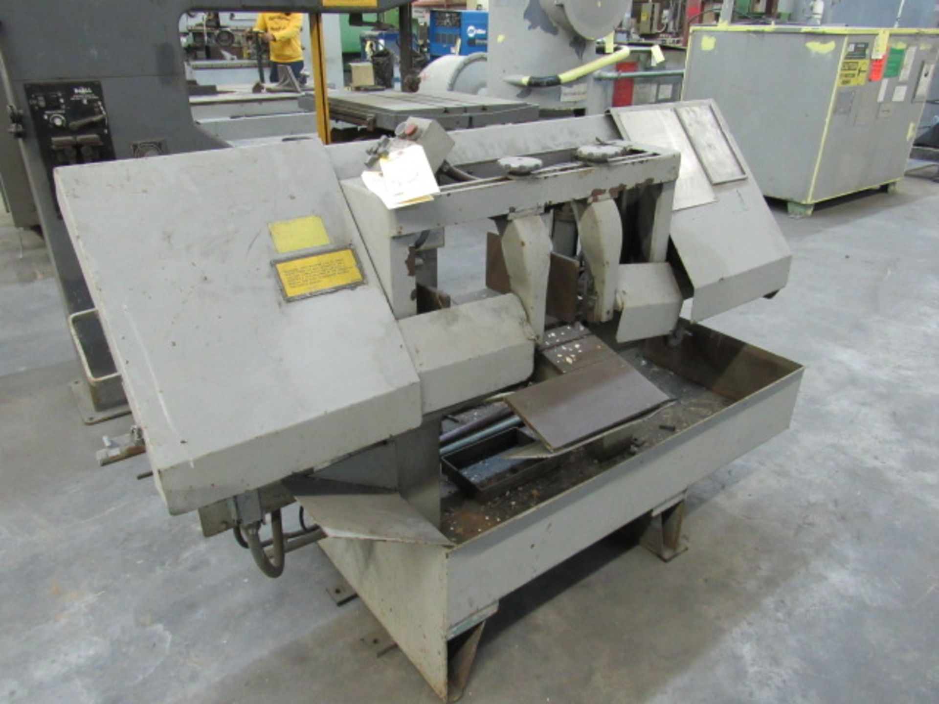 HORIZONTAL BANDSAW, W.F. WELLS MDL. L-10, 10” x 16” rect. @ 90 deg., 11” rd. @ 90 deg., 10” x 8” - Image 2 of 4