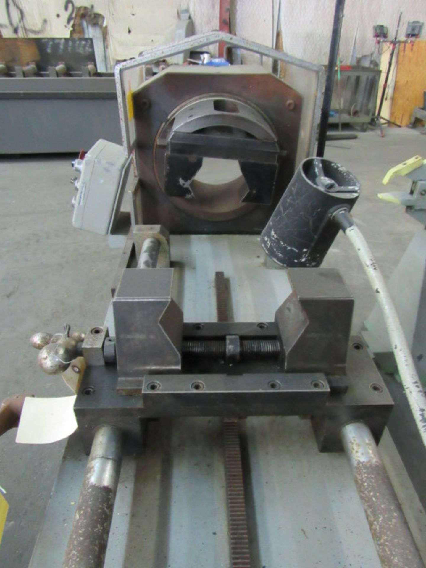 DOG-LEG HOSE ASSEMBLY MACHINE, AEROQUIP MDL. A, new 1985, 4” to 48” cap., large qty. of tooling & - Image 4 of 8