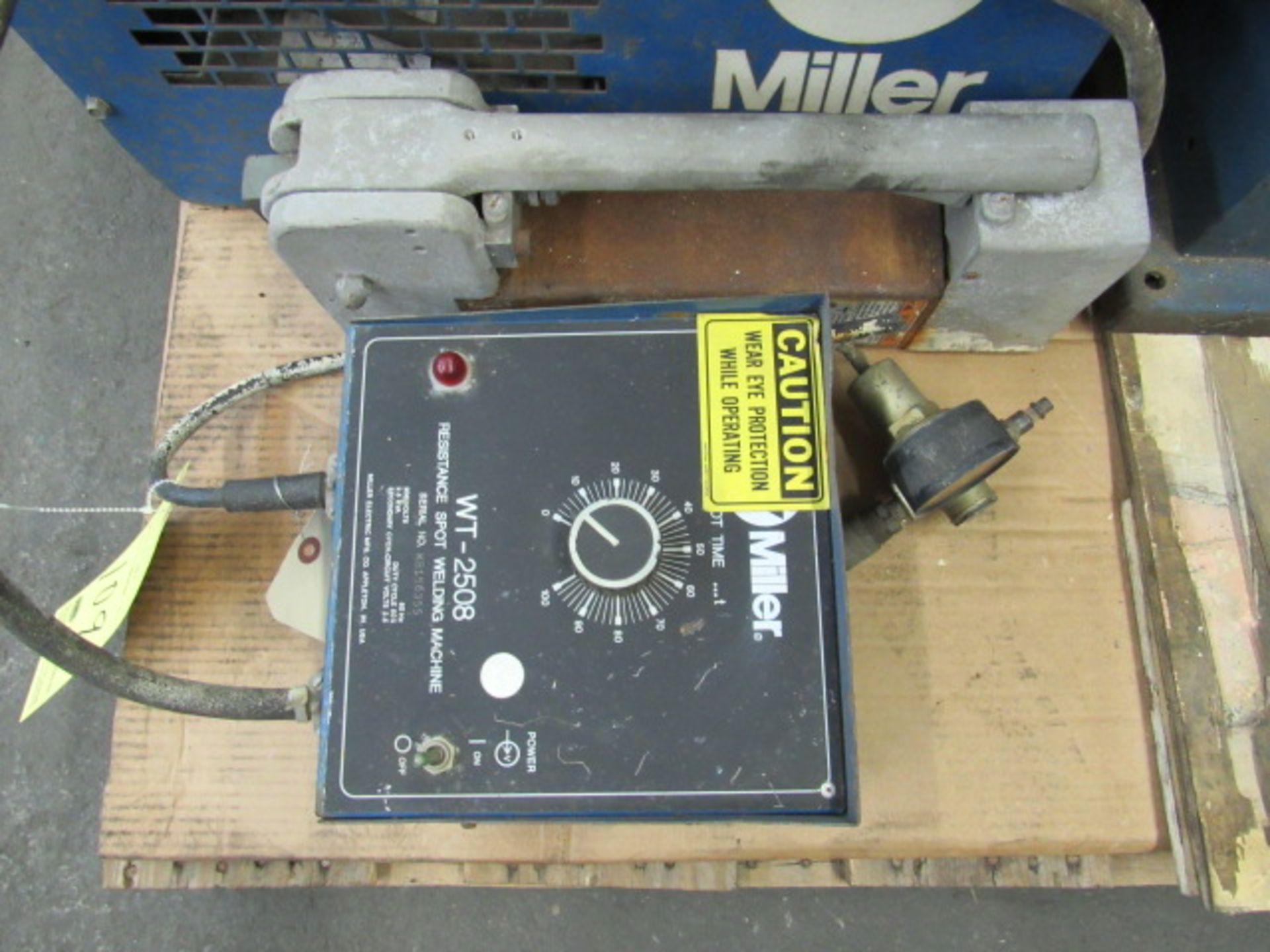 WELDING MACHINE, MILLER MDL. WT-2508 SPOT WELDER, S/N KB156355 - Image 2 of 3