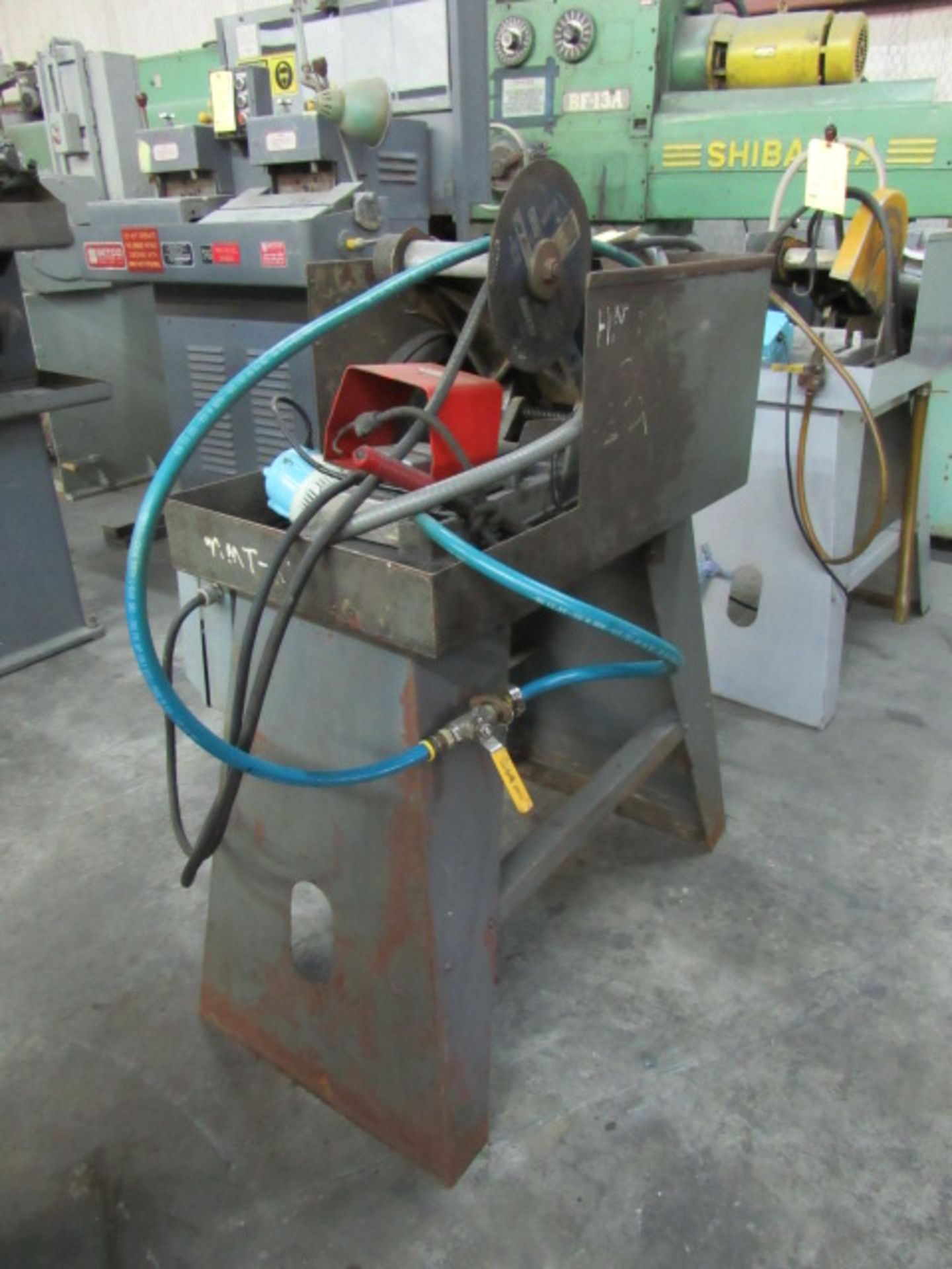 CHOP SAW, LEESON MDL. N60345B39G, 3 HP motor, 115 v. to 230 v., Cat. No. 1131610.00, S/N N.A. - Image 2 of 3