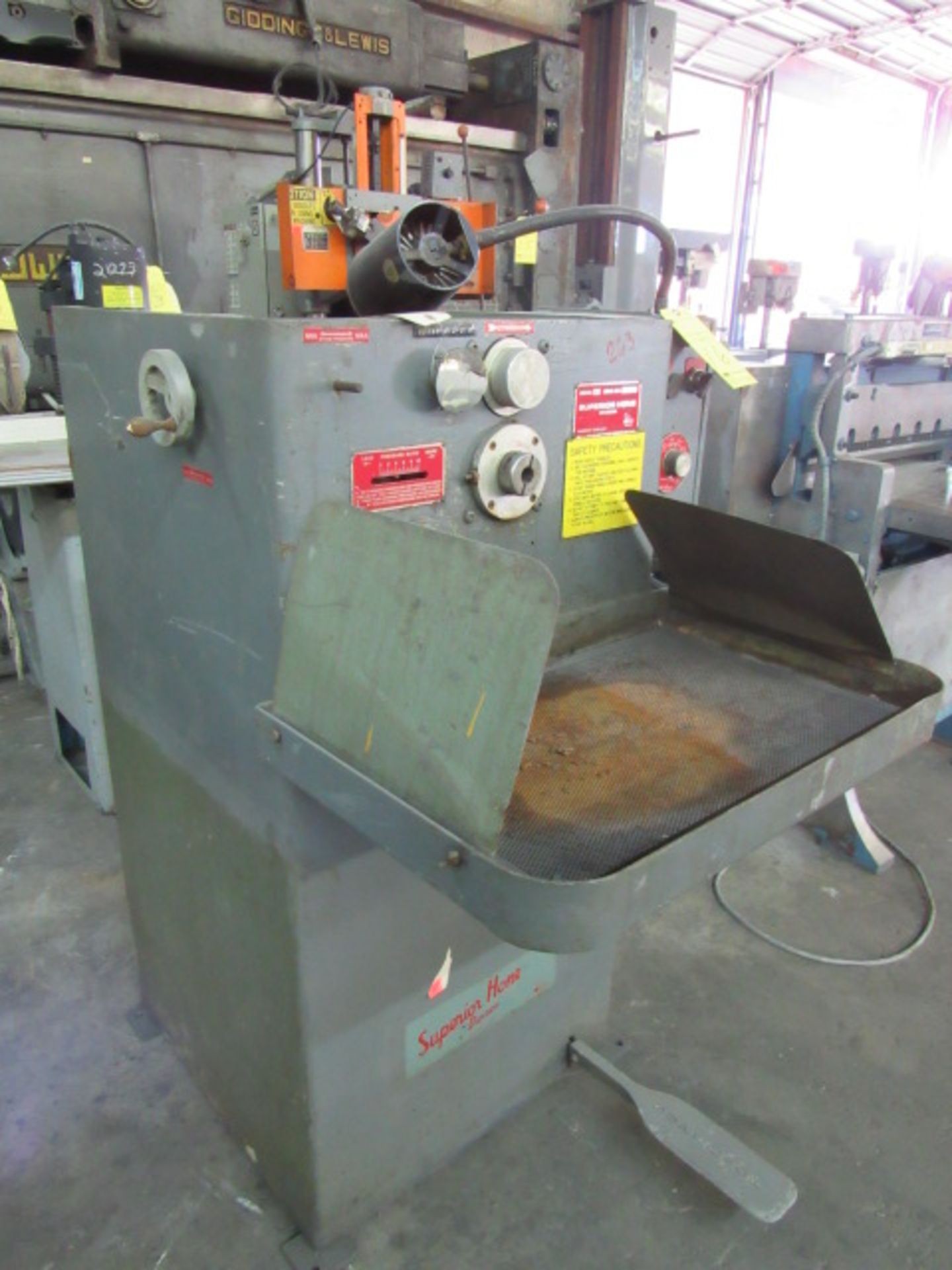 HORIZONTAL HONE, SUPERIOR MDL. SS2, spds: 200-1750 RPM, grinding stone pressure control, expansion - Image 3 of 3