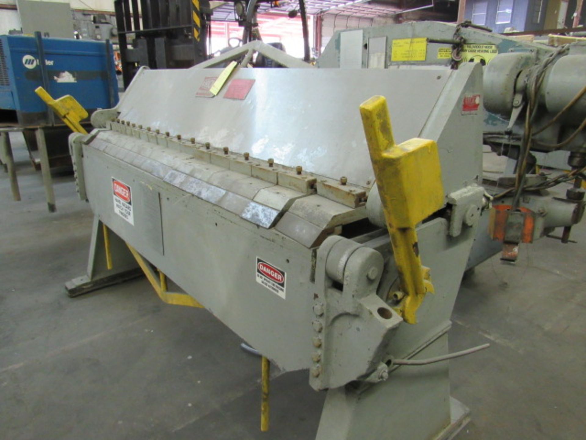 FINGER BRAKE, CHICAGO DRIES & KRUMP MDL. BPU612-6, 72” bending length, 12 ga. mild steel, 16 ga. - Image 2 of 3