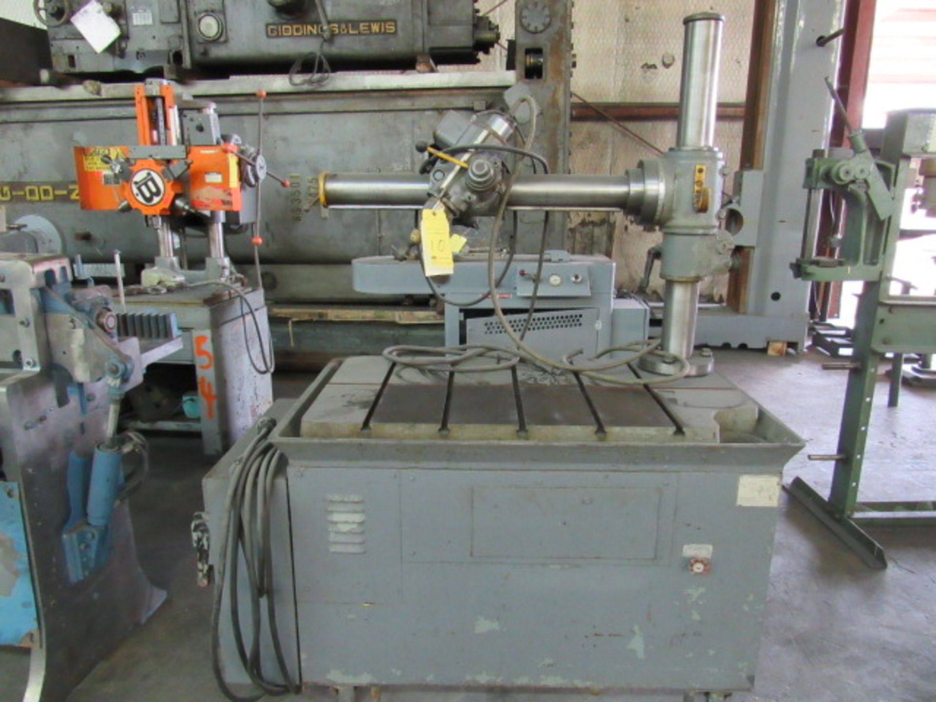 METAL DISINTEGRATOR, CAMMANN MDL. C-96, 25.5” x 47” table, 34.5” table height, 41” column height