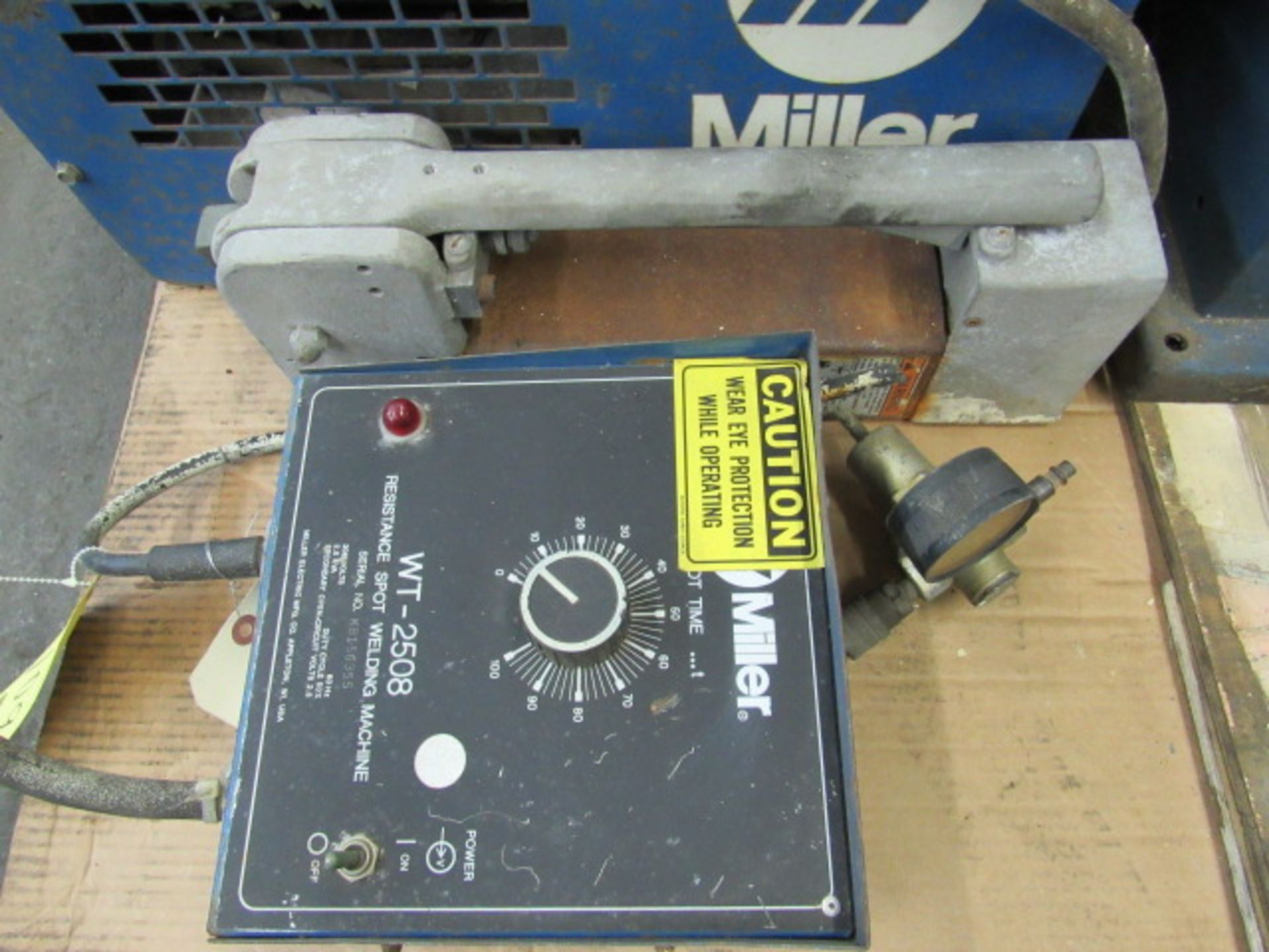 WELDING MACHINE, MILLER MDL. WT-2508 SPOT WELDER, S/N KB156355 - Image 3 of 3