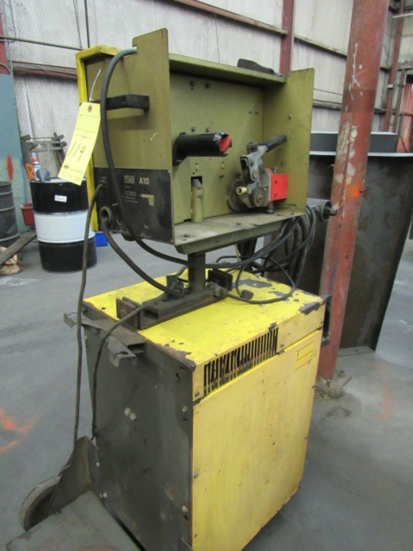 WIRE FEEDER, ESAB A/O MDL. A10-MVC30, 400 amps welding current, 60% max. duty factor, S/N 331-403- - Image 2 of 4