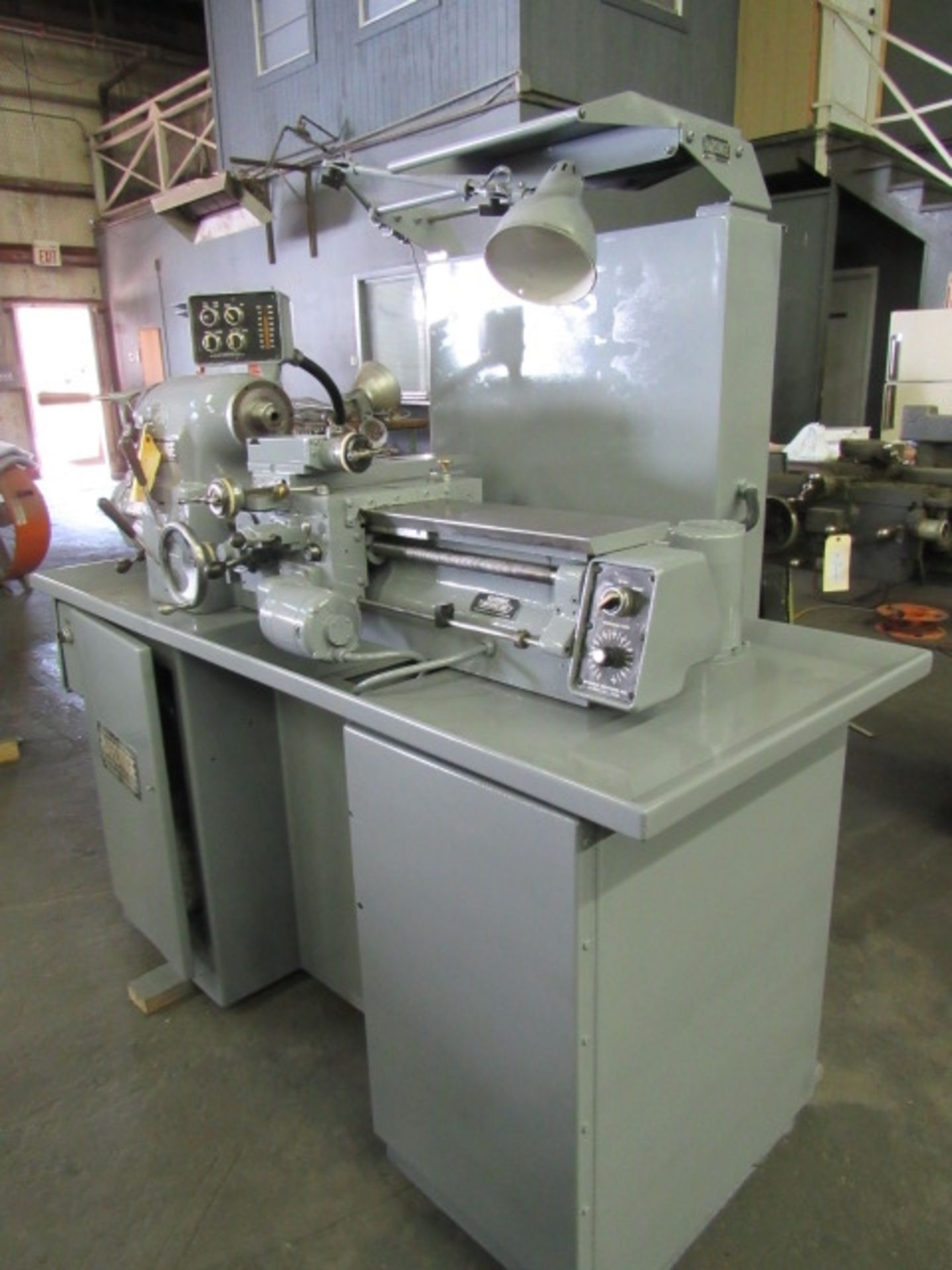 TOOLROOM LATHE, HARDINGE 10” X 20” MDL. HLV-H-JC, 9” over carriage, 1-1/16” spdl. hole - w/rd. - Image 6 of 6