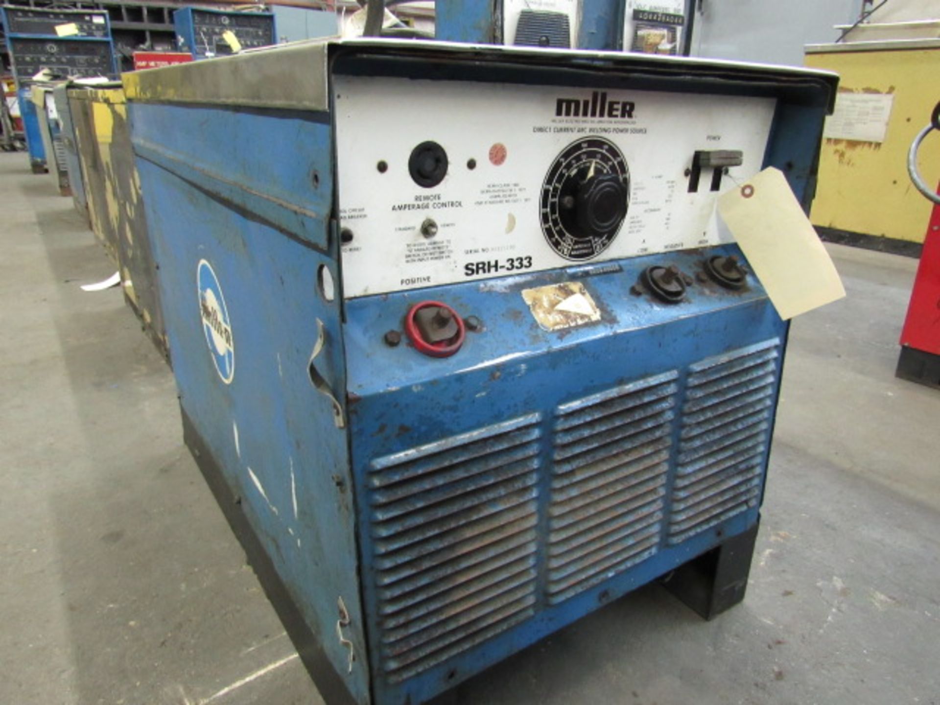 WELDING MACHINE, MILLER MDL. SRH-333 DC, S/N HK323130