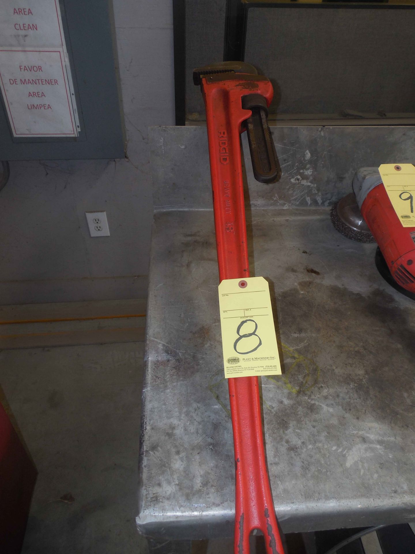 PIPE WRENCH, RIDGID 48", H.D.