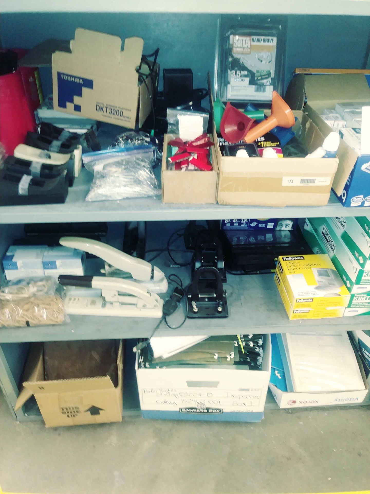 LOT OF OFFICE SUPPLIES, assorted - Image 2 of 3