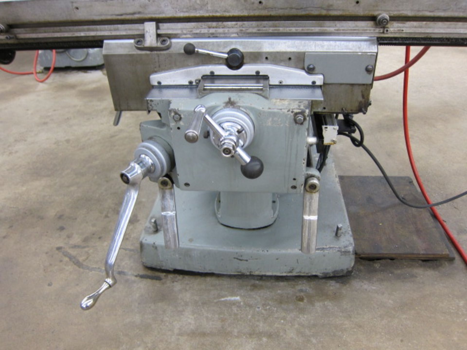 VERTICAL TURRET MILL, BRIDGEPORT SERIES II SPECIAL, 11” x 58” table, pwr. feeds, 2 HP variable - Image 5 of 6