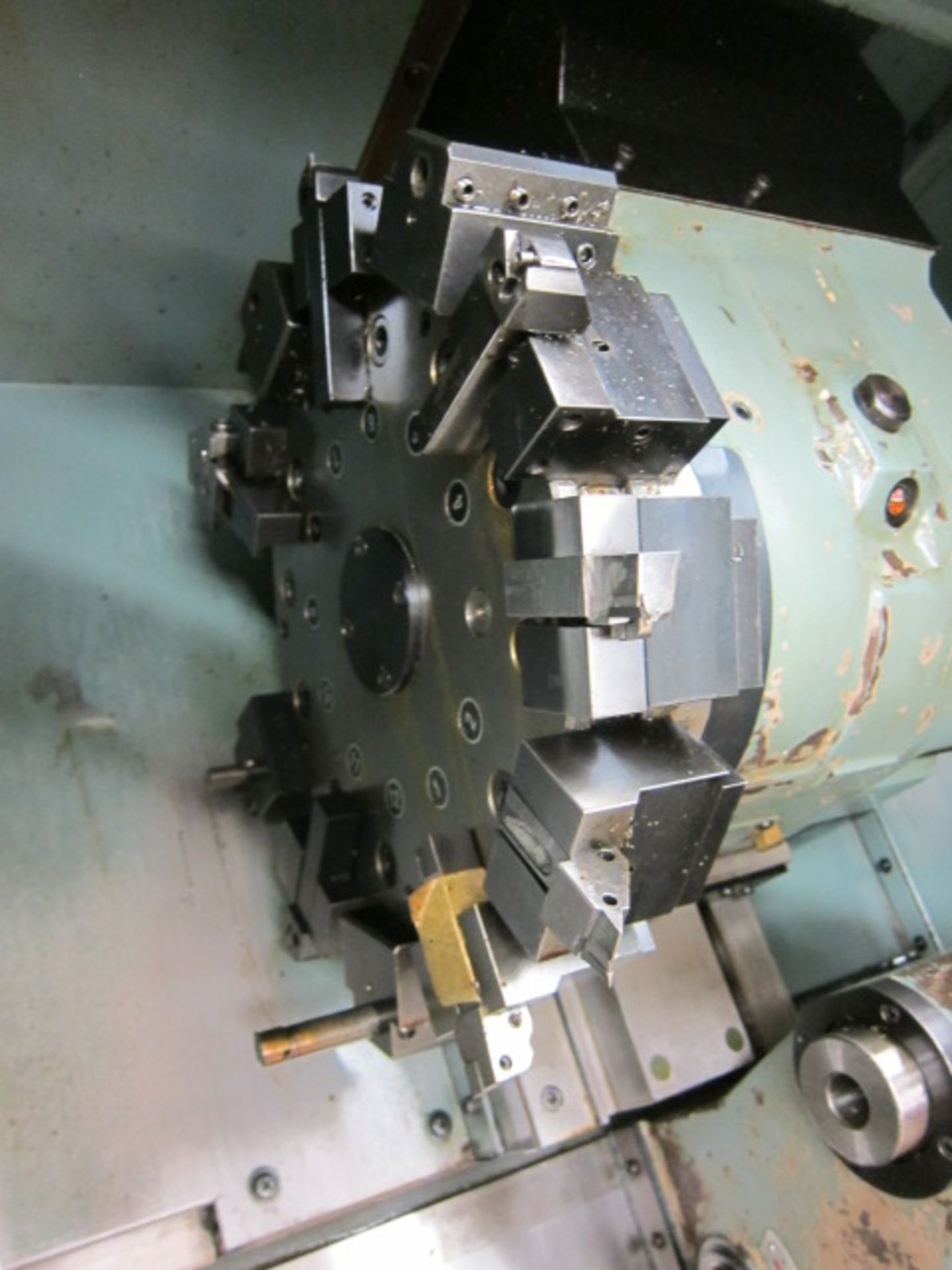 CNC SLANT BED LATHE, MORI SEIKI MDL. SL-1A, Fanuc 11T CNC control, 5.91” max. workpiece dia., 12. - Image 3 of 11