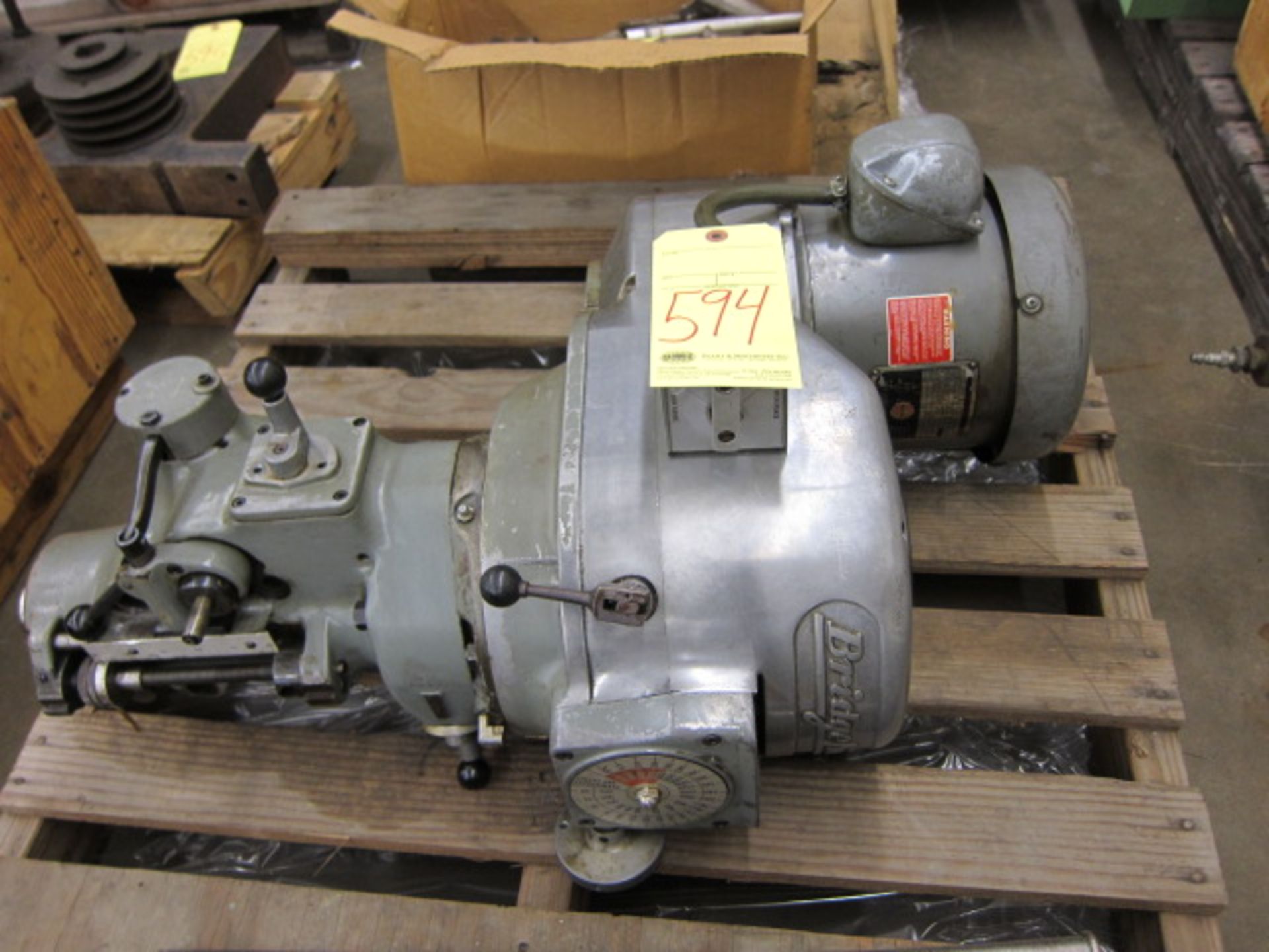 MILLING HEAD, BRIDGEPORT, 2 HP motor