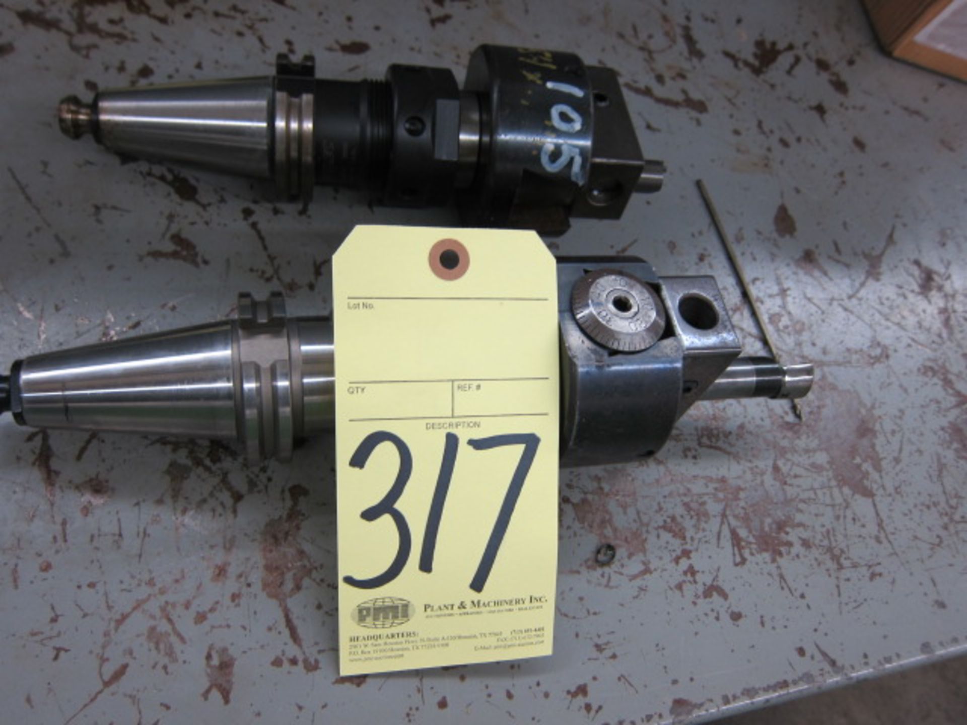 LOT OF BORING HEADS (2), CAT-40 taper