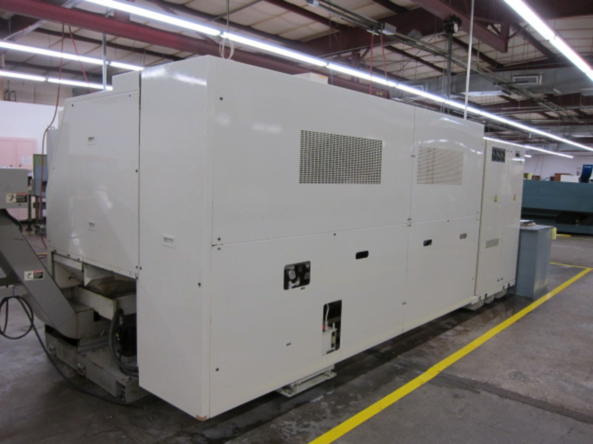 CNC SLANT BED LATHE, OKUMA MDL. LB35II, Okuma OSP7000L CNC control, 27.5” sw. over bed, 78” dist. - Image 8 of 10