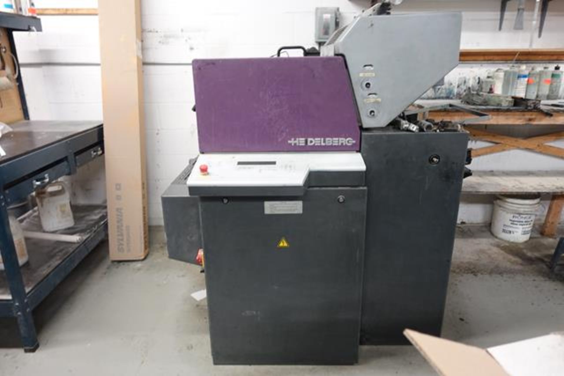 HEIDELBERG PRINTMASTER, A2, 2 COLOUR, PRINTING PRESS, 230 V, PARTS MACHINE, S/N 963820, (RIGGING $