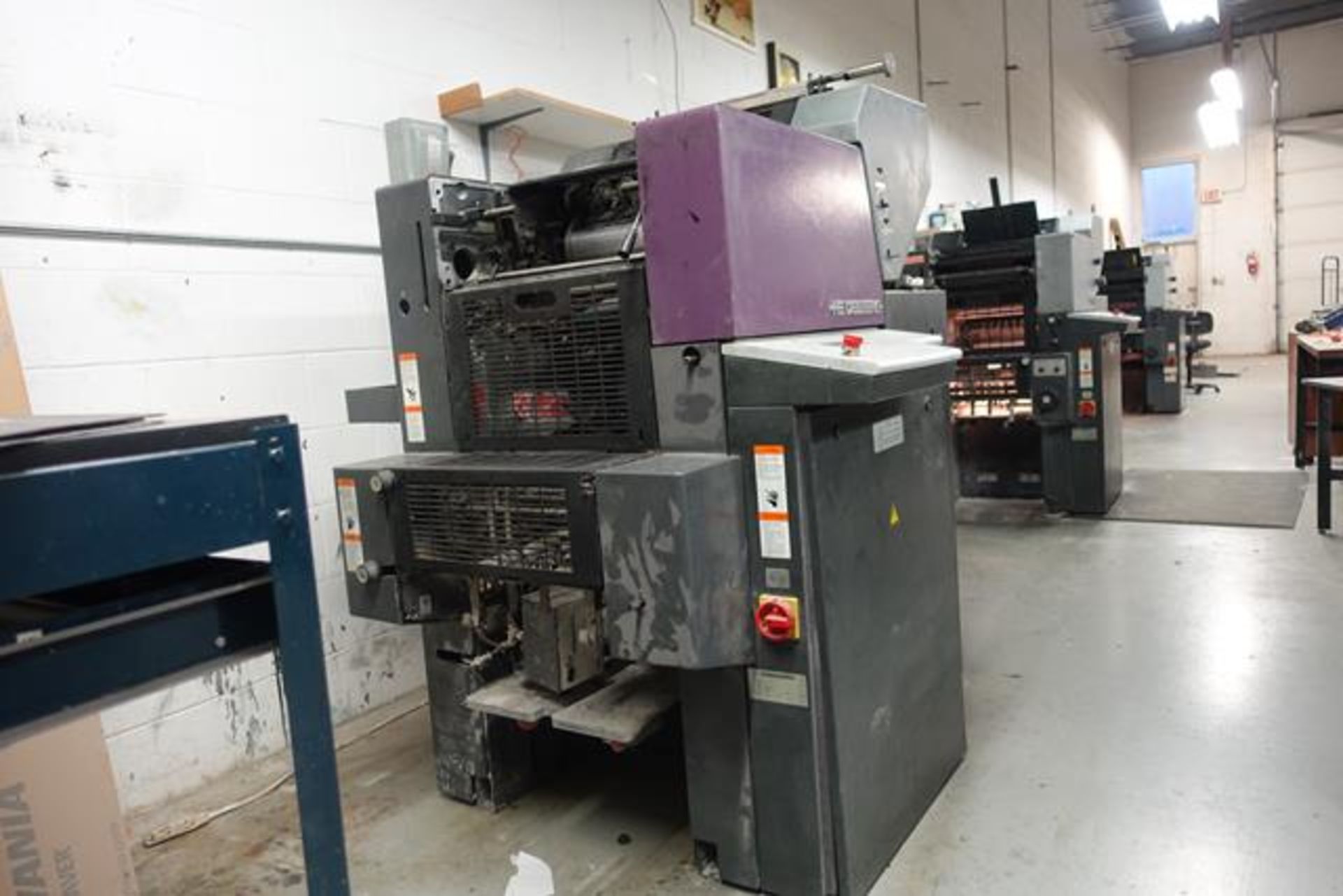 HEIDELBERG PRINTMASTER, A2, 2 COLOUR, PRINTING PRESS, 230 V, PARTS MACHINE, S/N 963820, (RIGGING $ - Image 2 of 10