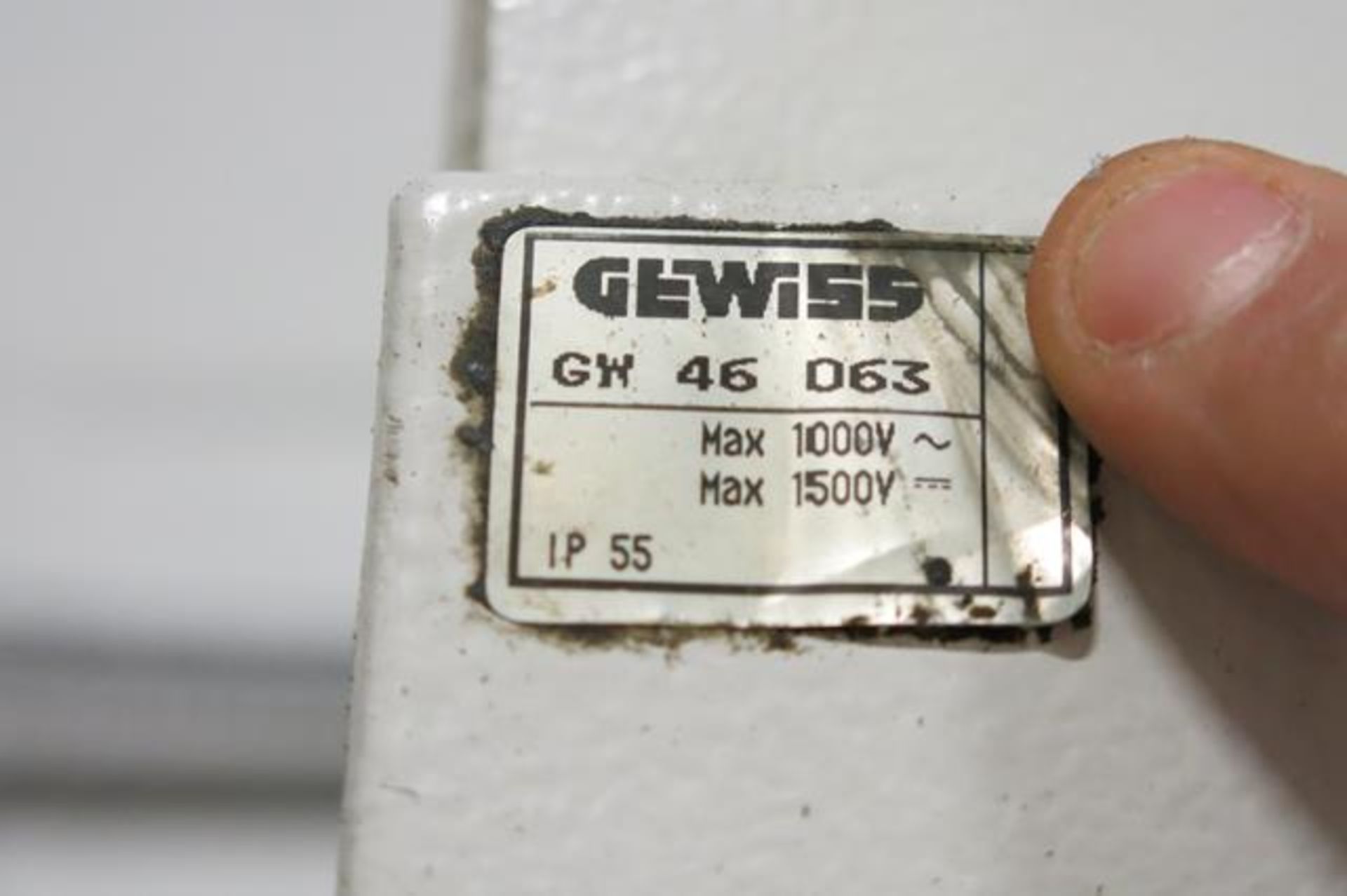 GEWISS, GW46, MACHINE CONTROL PANEL - Image 3 of 3