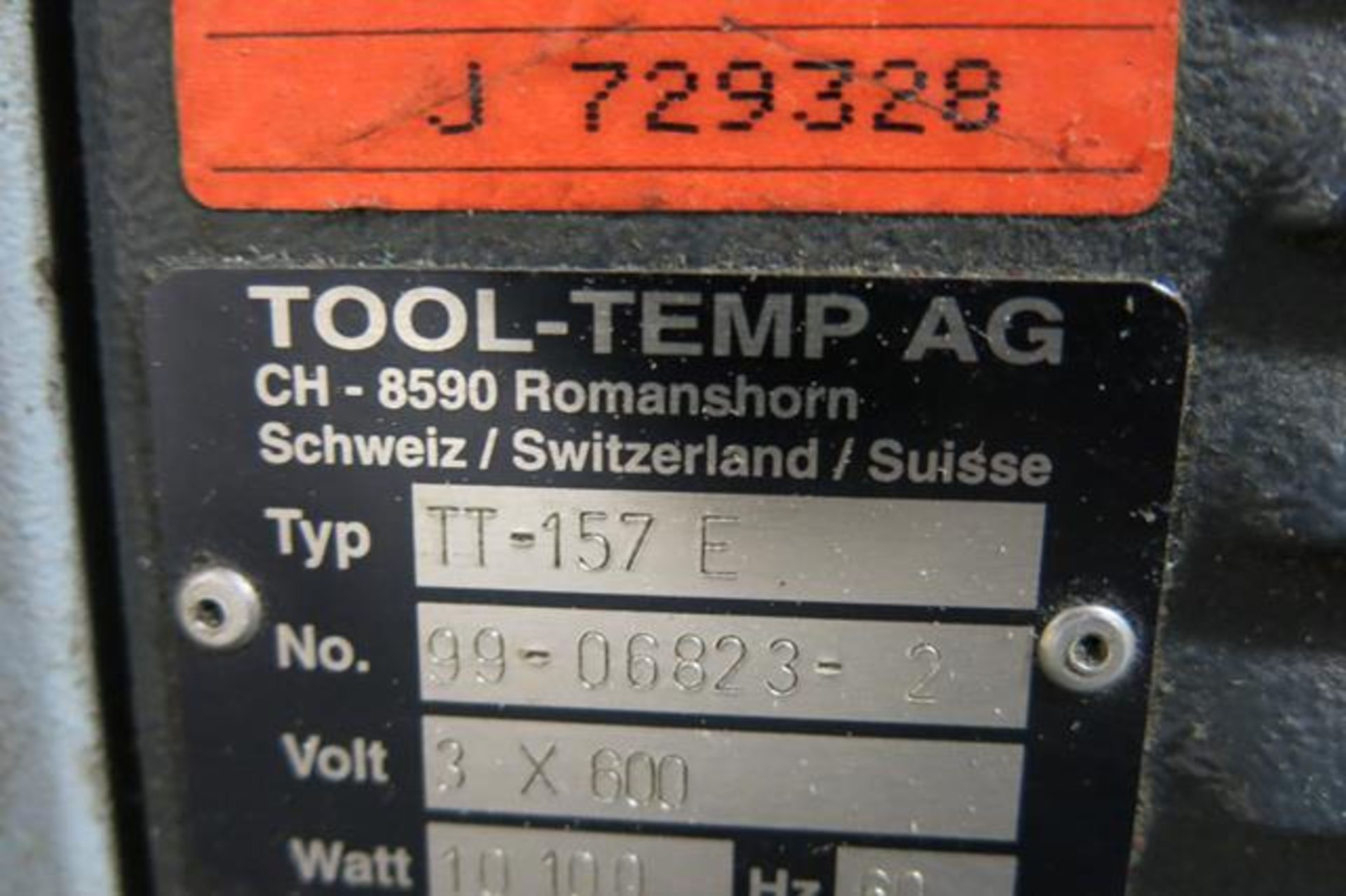 TOOL TEMP, TT157E, THERMOLATOR, S/N 99-06823-2 - Image 5 of 5