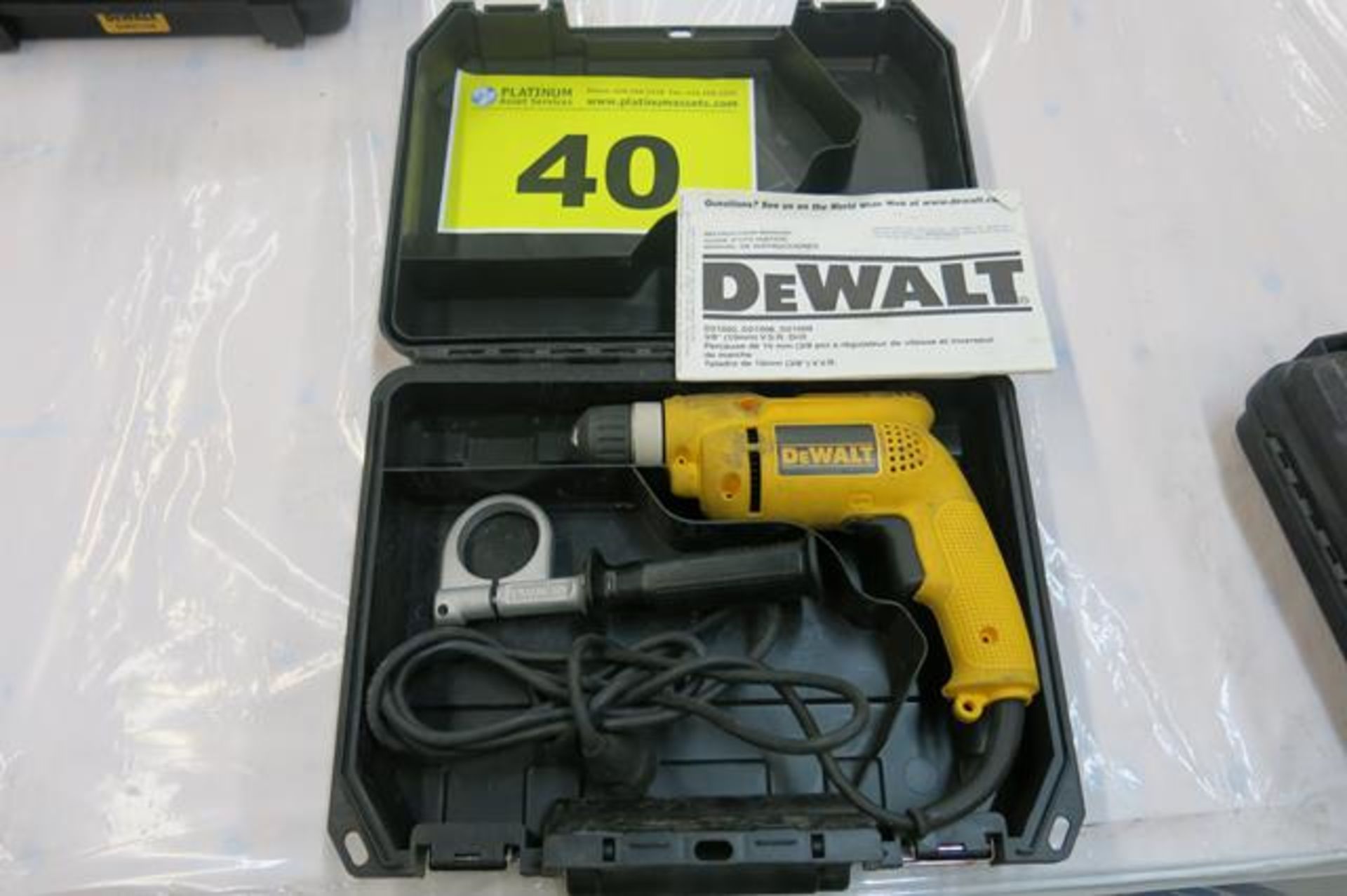 DEWALT, D21008, 3/8", POWER DRILL