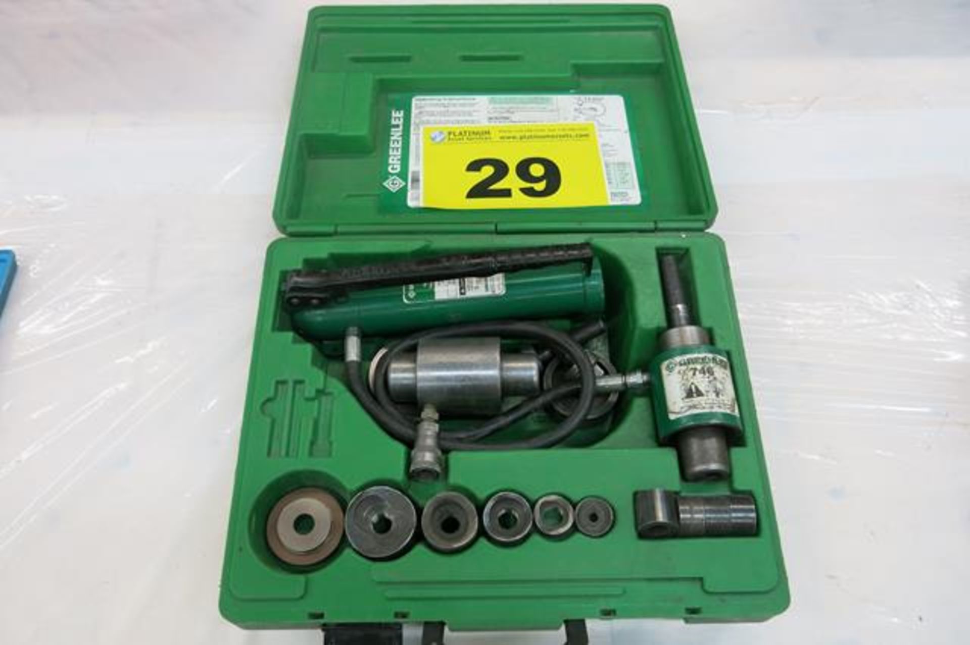 GREENLEE, 746, HYDRAULIC, NOTCH OUT PUNCH RAM