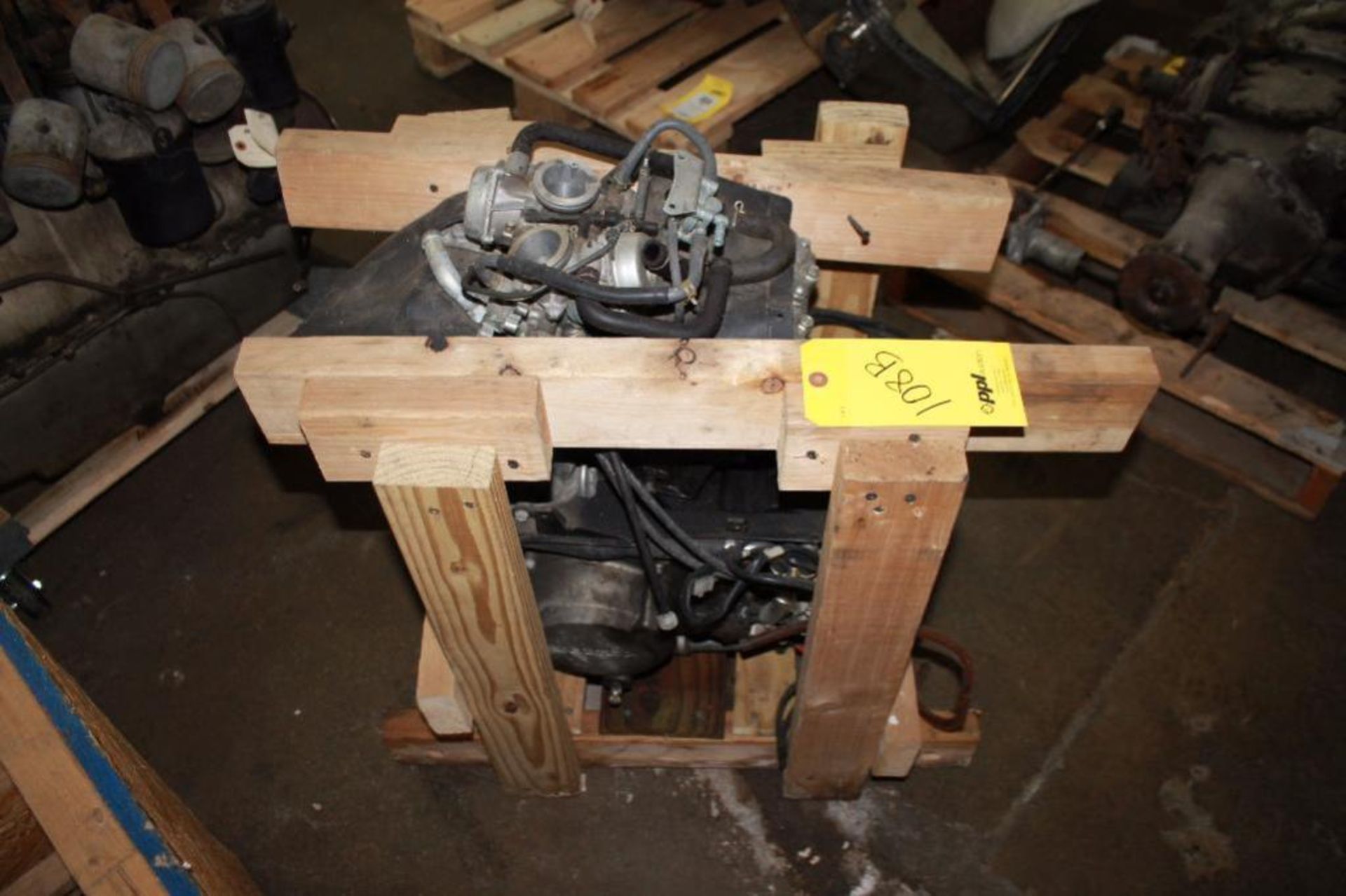 Motorcycle Engine in Crate