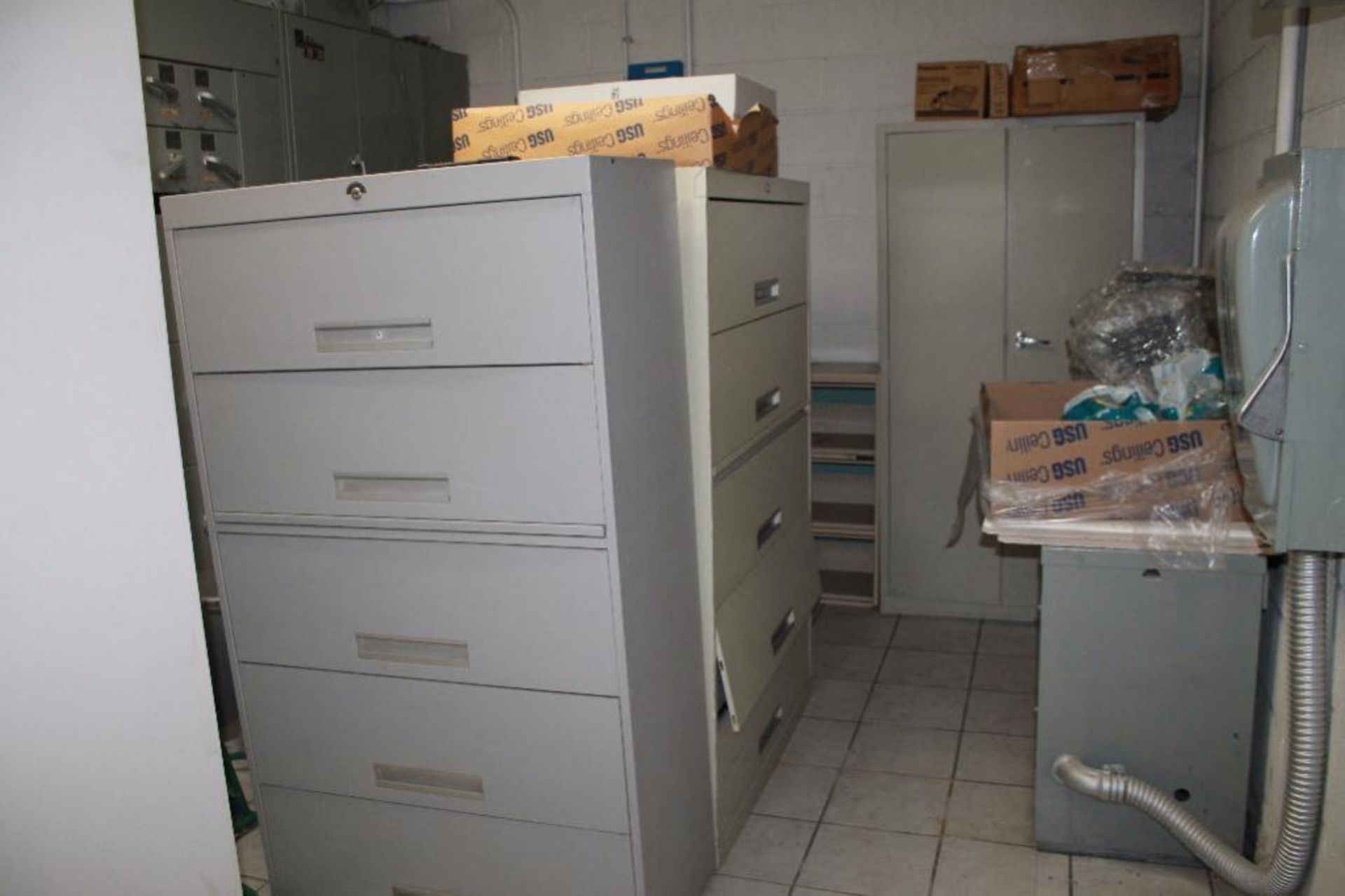 Filing Cabinets and Contents (Two Locations)