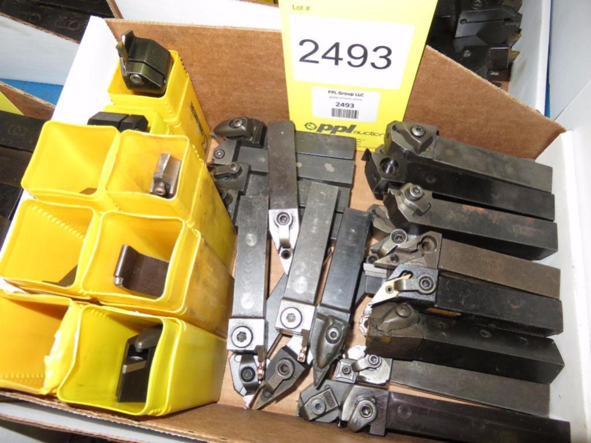 LOT: Assorted Insert Style Lathe Tool Holders in (1) Box (Location H)