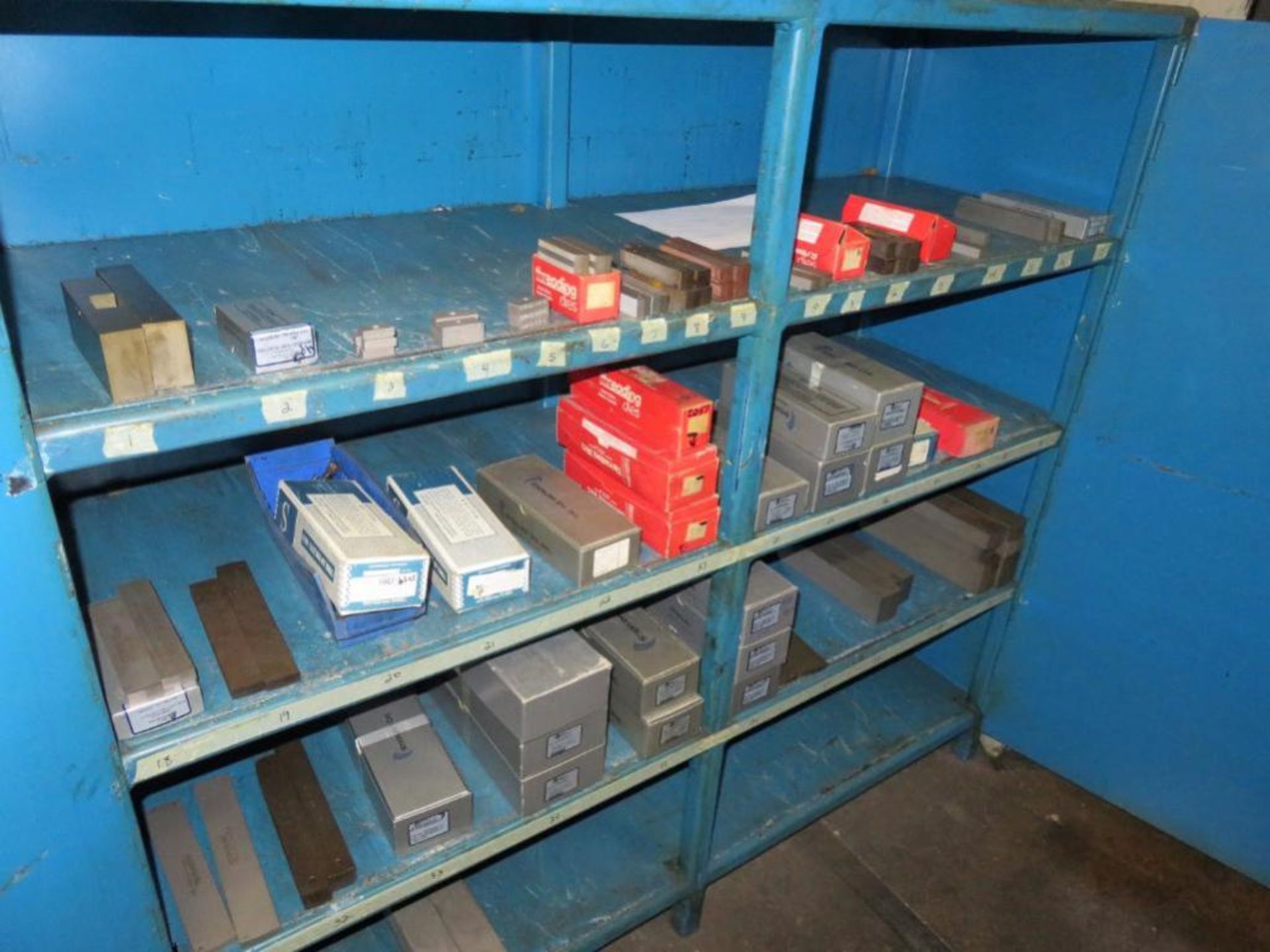 LOT: Assorted New & Used Die Sets in (3) 2-Door Cabinets & (2) Shelves in Central Stores Area (Locat - Image 2 of 4
