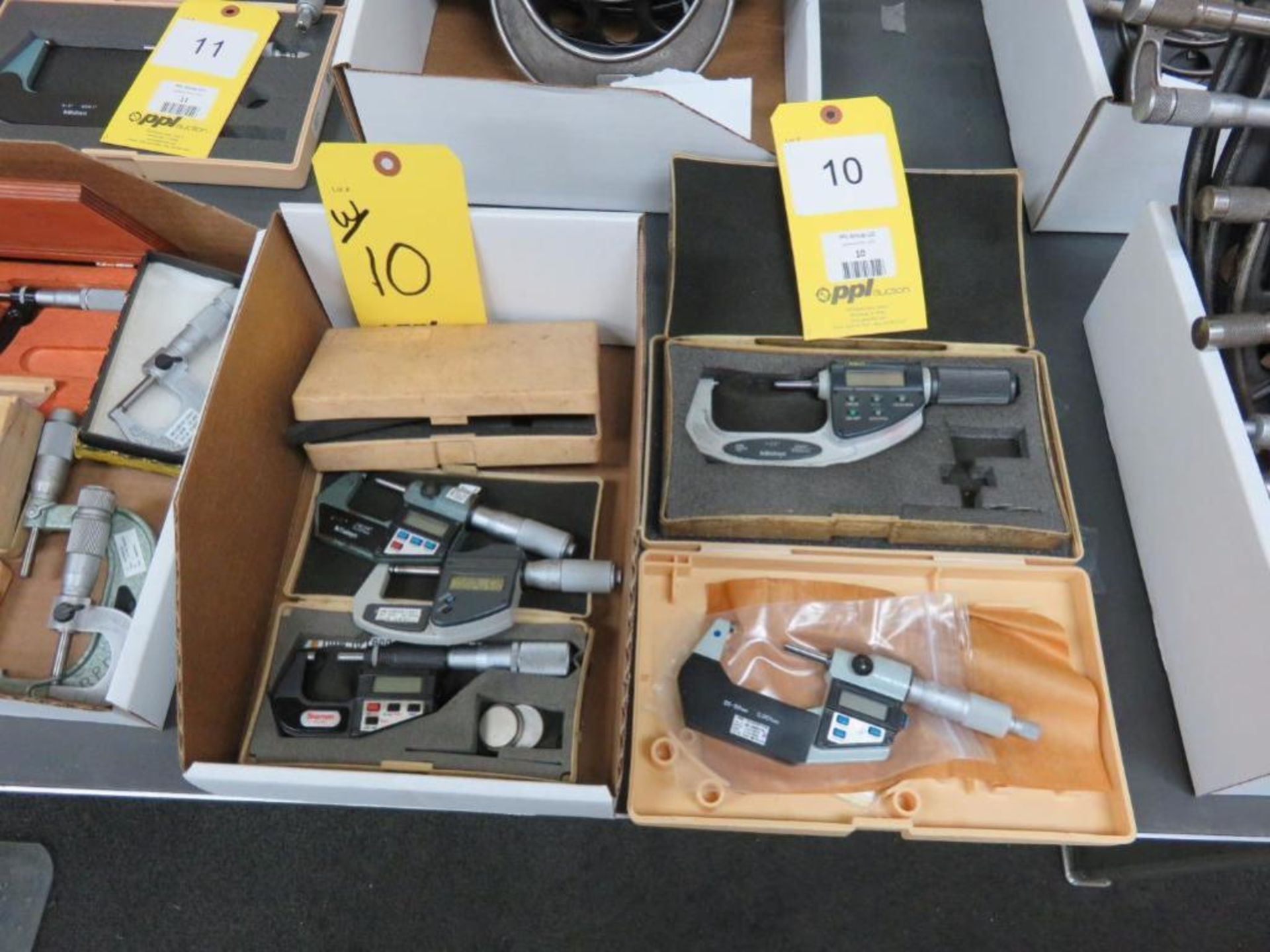 LOT: (6) Assorted Digital O.D. Micrometers in (3) Boxes (Location C)