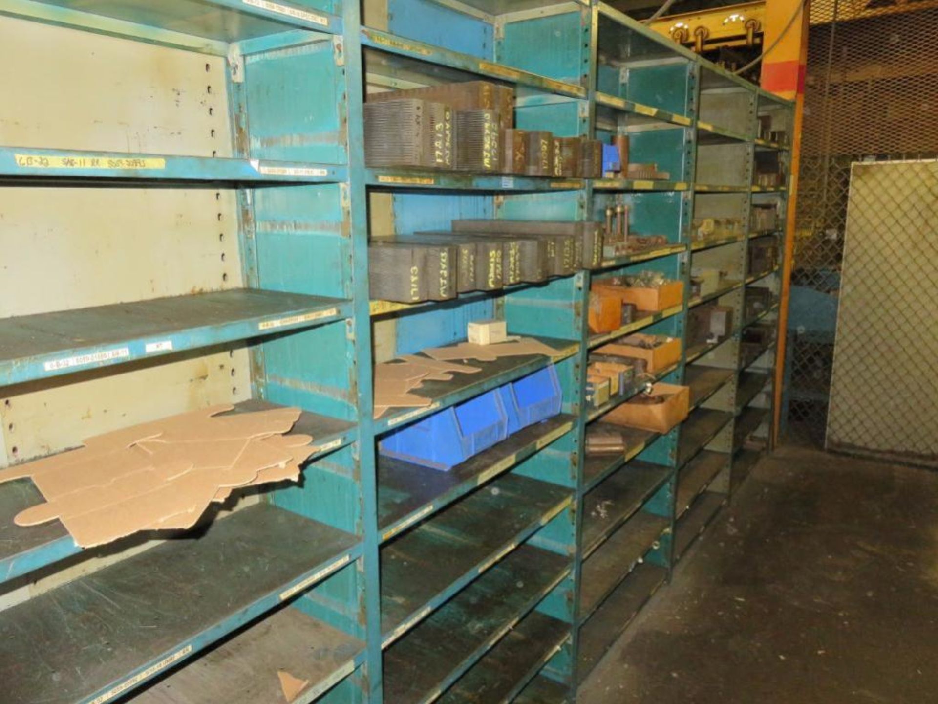 LOT: Assorted Parts & Die Sets for Threaders on Approx. (14) Shelves in Central Stores Area (Locatio - Image 2 of 4
