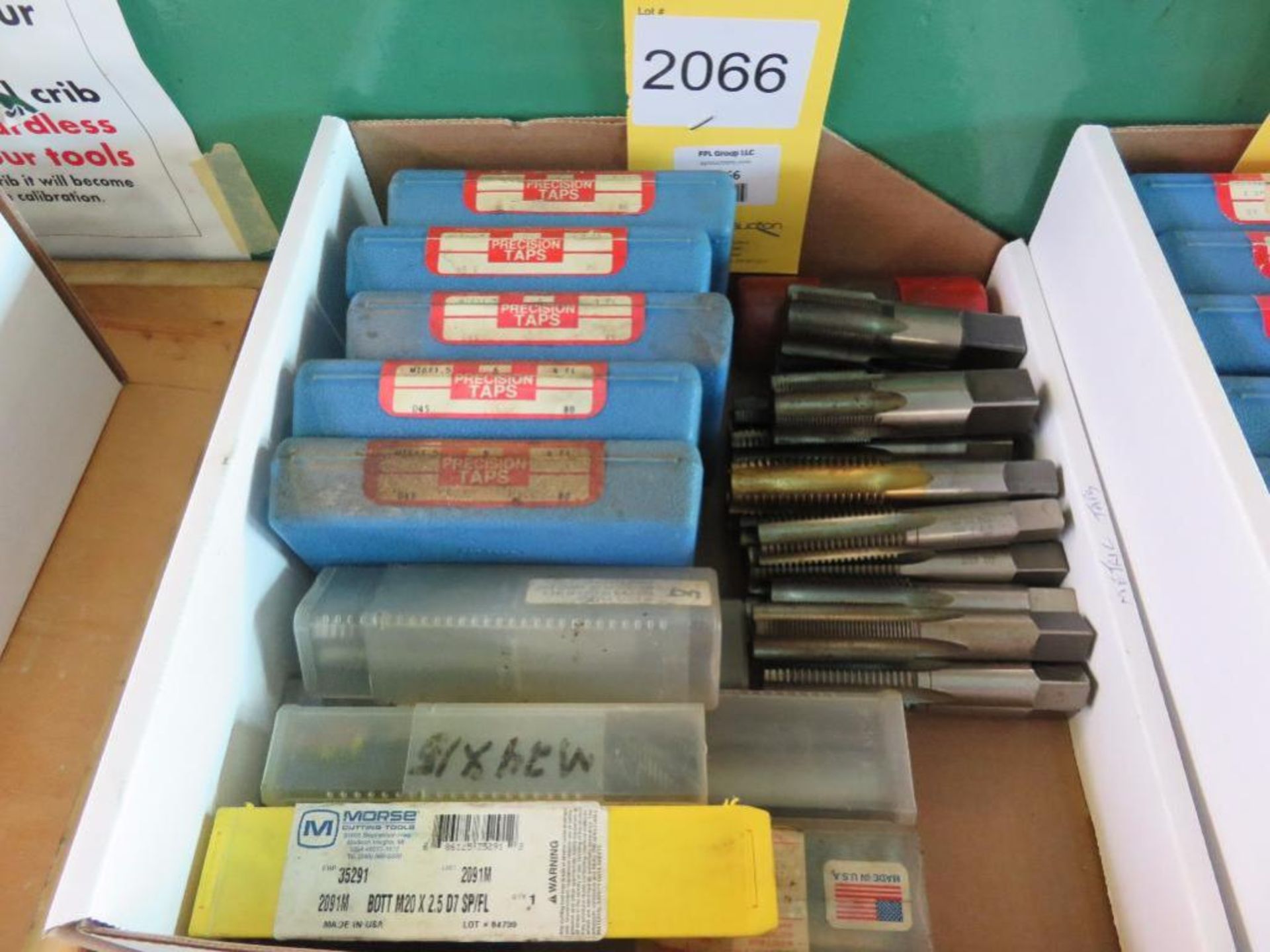 LOT: Assorted Metric Taps in (1) Box (Location H)