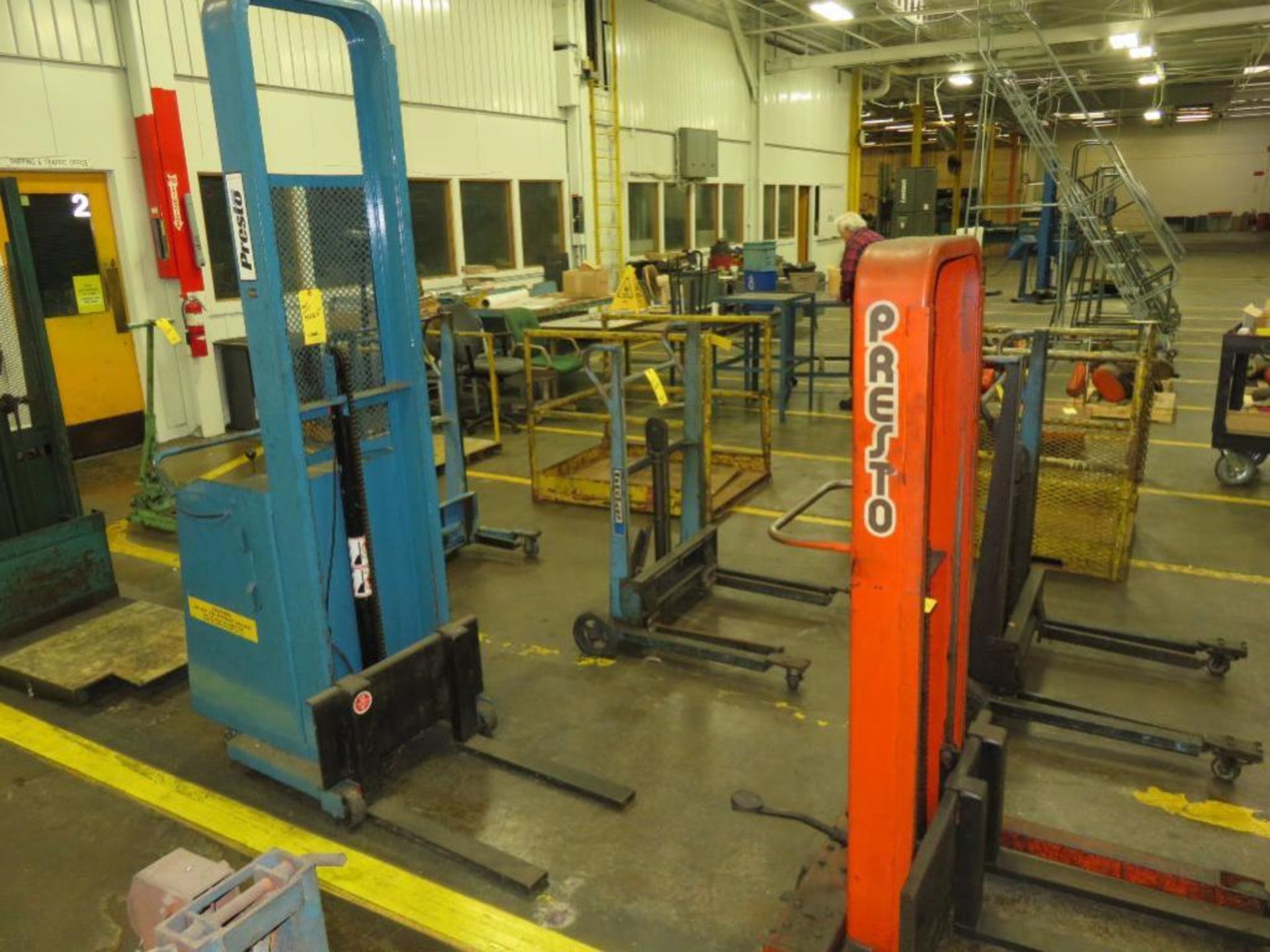 LOT: (4) Assorted Die Lift Carts (Location C)