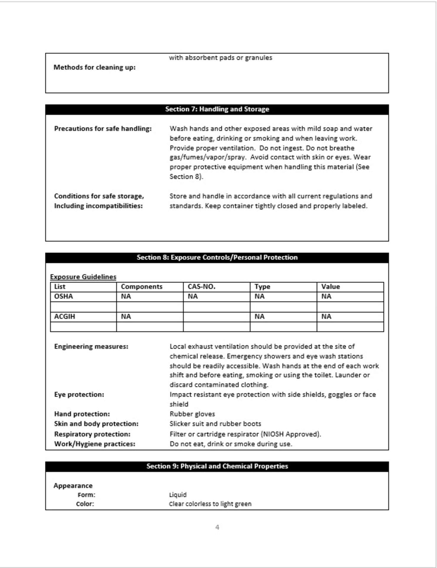 330 Gallon Tote Sandklene 950 Surface Washing Agent (Safety Data Sheets Posted as Pictures). - Image 5 of 8