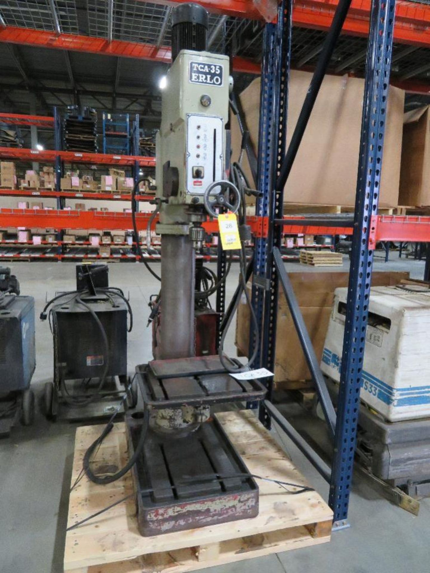 Erlo Drill Press Model TCA-35, S/N 687