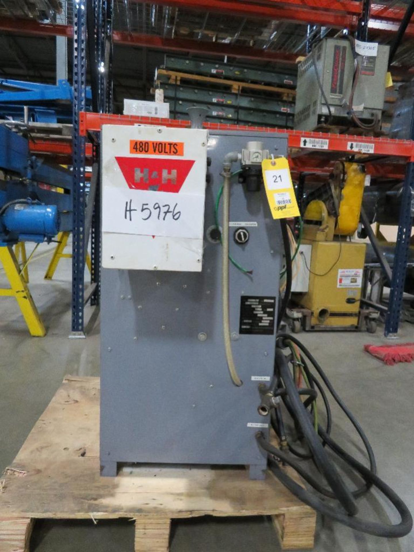 H&H 50 KVA Tableseam Resistance Welder, S/N H5976