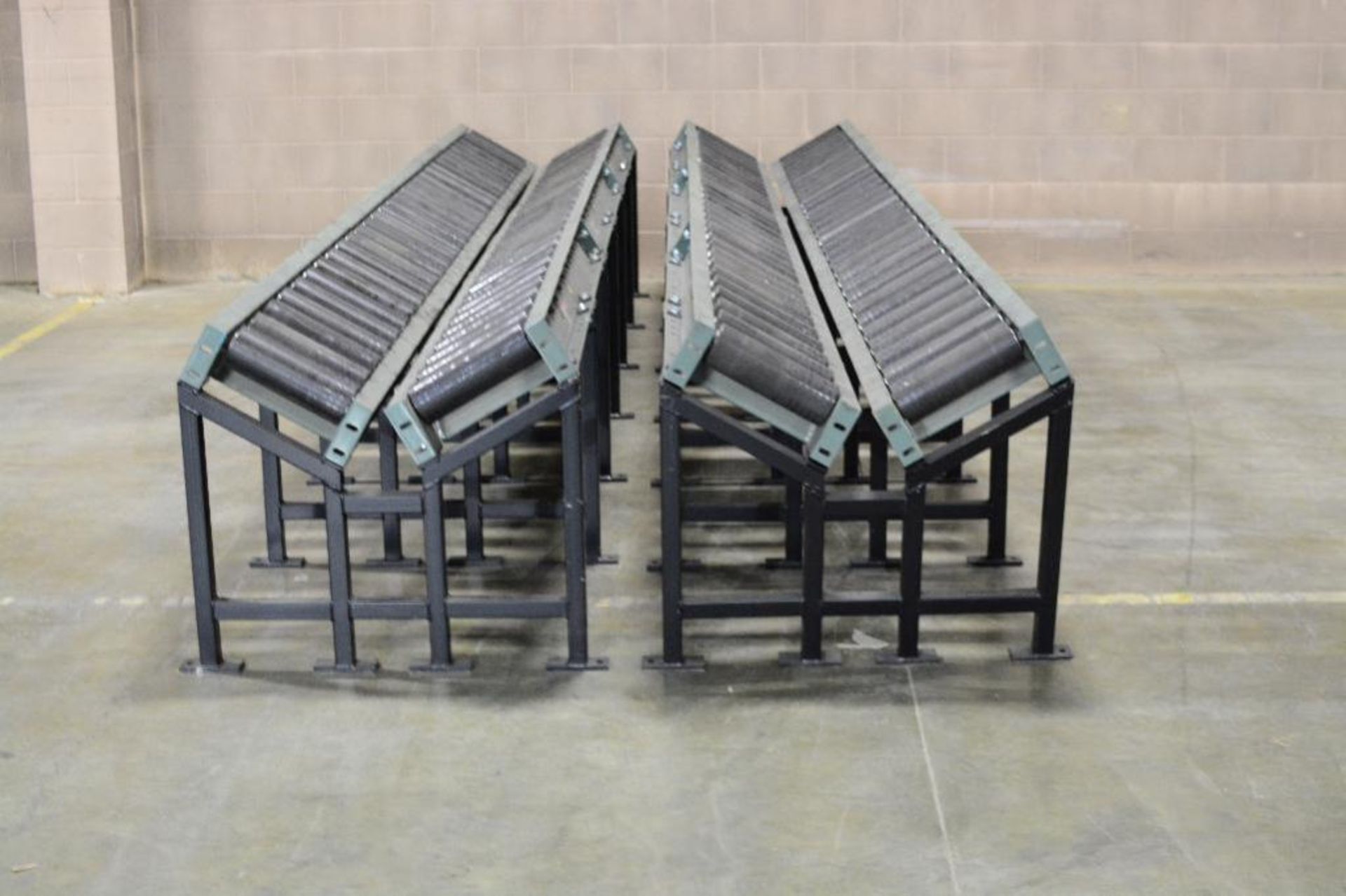 LOT: (2) Hytrol V-Shaped Roller Conveyors, S/N FRV001, 15 ft. Long x 22 in. Wide - Image 3 of 3