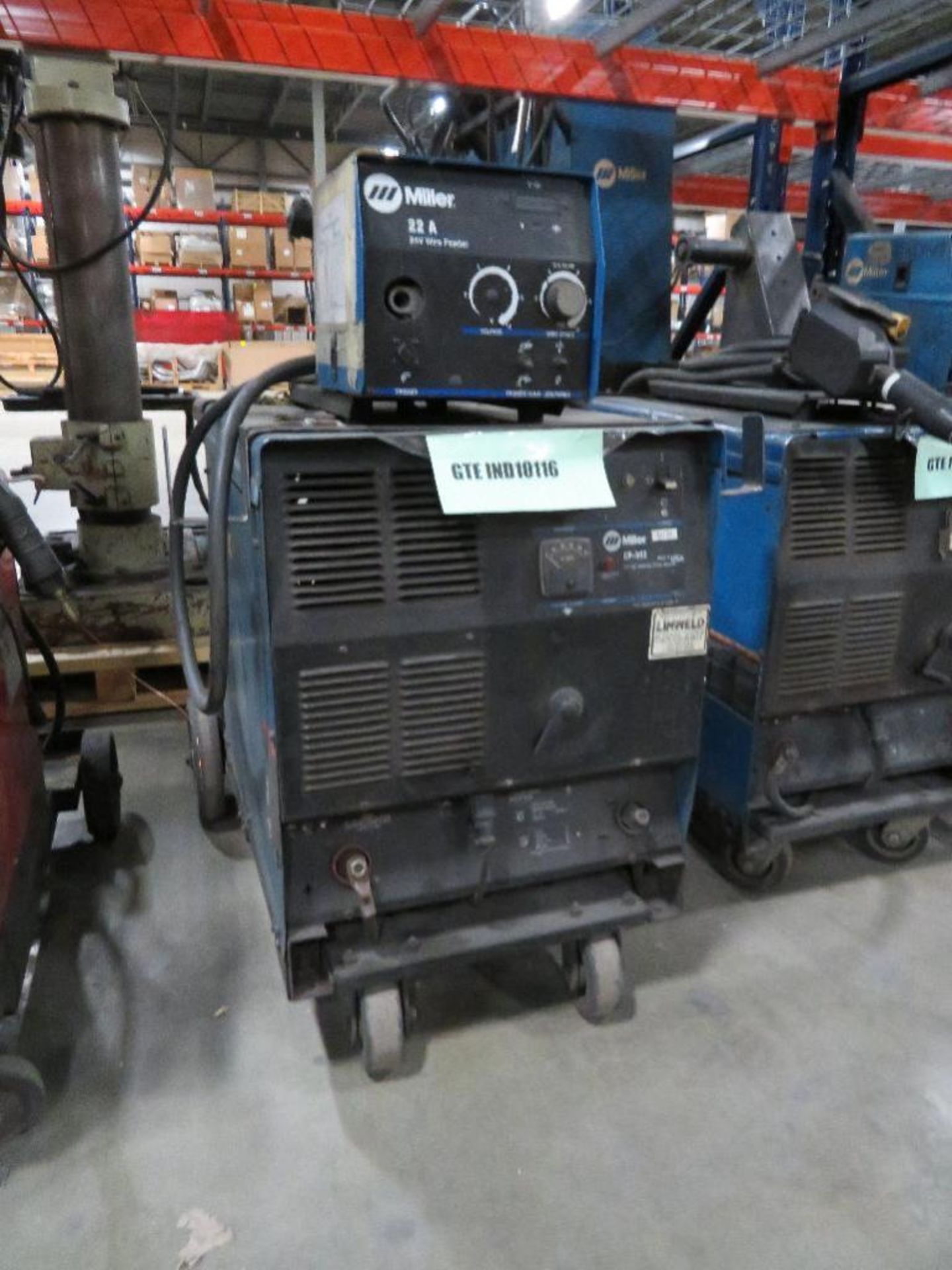 Miller 300 Amp MIG Welder Model CP-302, S/N GTEIND10116, with Miller 22A Wire Feed