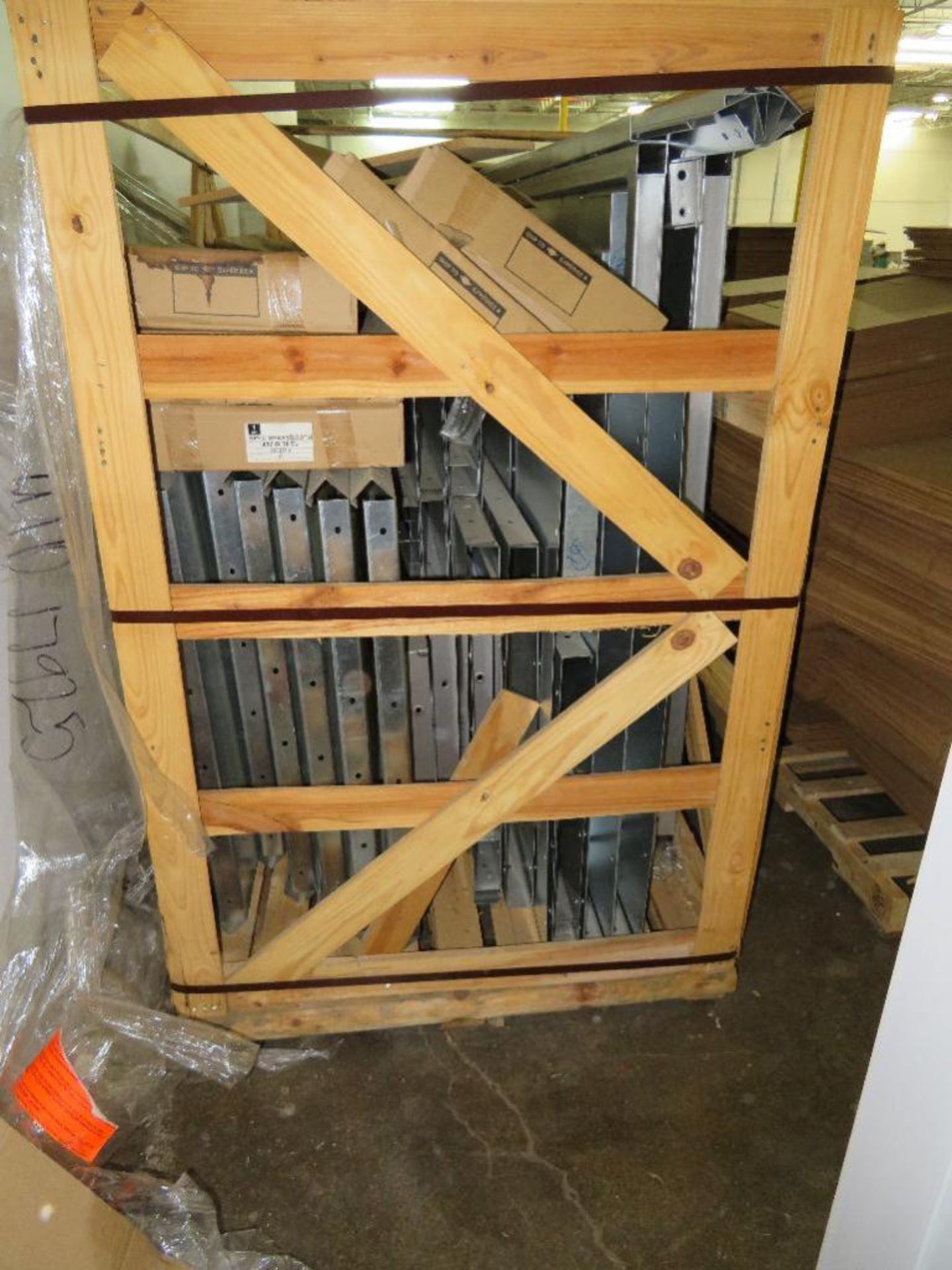 Unassembled Spray Paint Booth in (2) Shipping Crates Including Wall Panels, Lights, Venting, Circula - Image 4 of 4