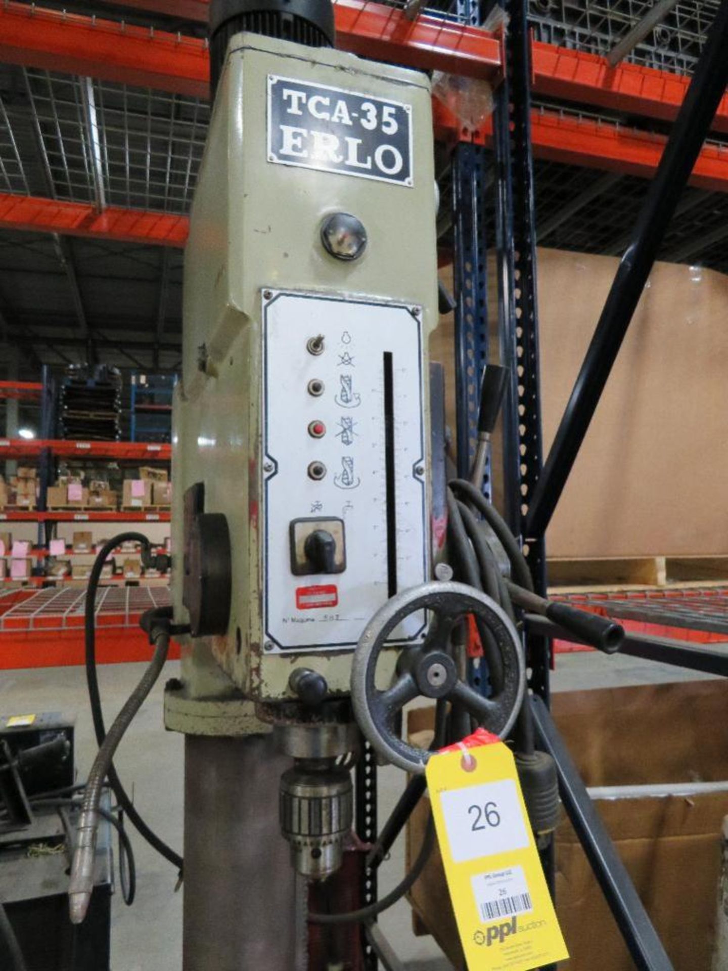 Erlo Drill Press Model TCA-35, S/N 687 - Image 2 of 3