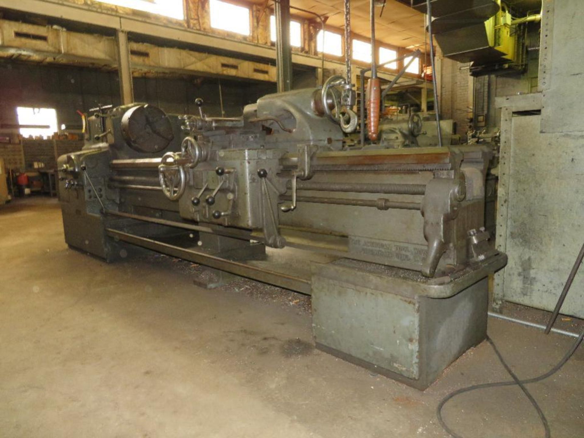 American Pacemaker 16 in. x 78 in. Geared Head Engine Lathe, S/N 75204-56, 25 - 1500 RPM, 15? 3-Jaw - Image 3 of 3