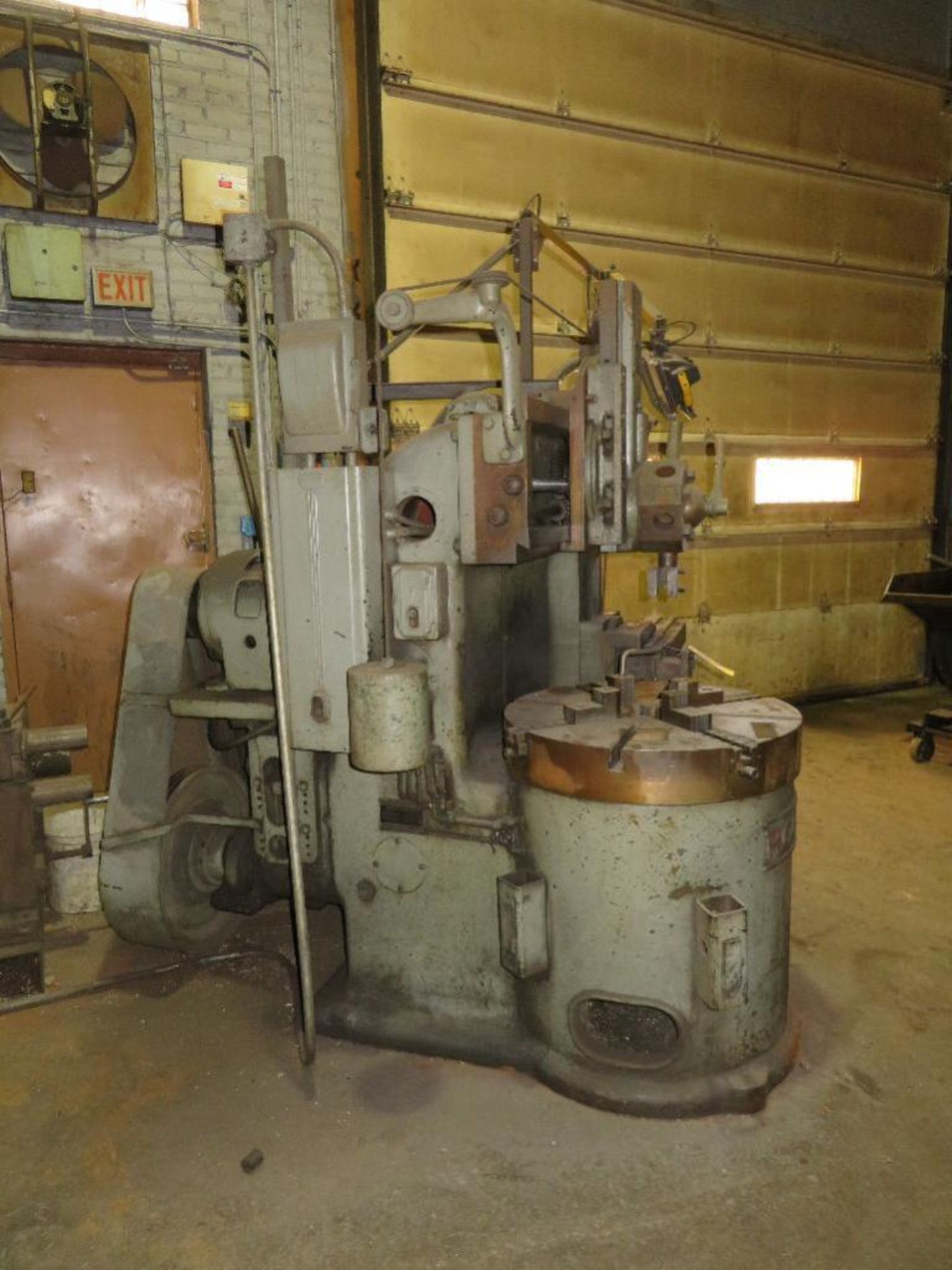 Rogers 36 in. Vertical Turret Lathe Model TT36, S/N 1330, 36 in. 4-Jaw Chuck, 5 Position Turret, Rig - Image 2 of 2